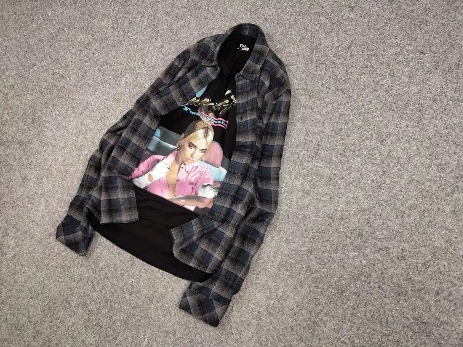 Flannel Vintage Flannel Shirt Checkered Travis Scott Style Hype Size US S / EU 44-46 / 1 - 3 Thumbnail