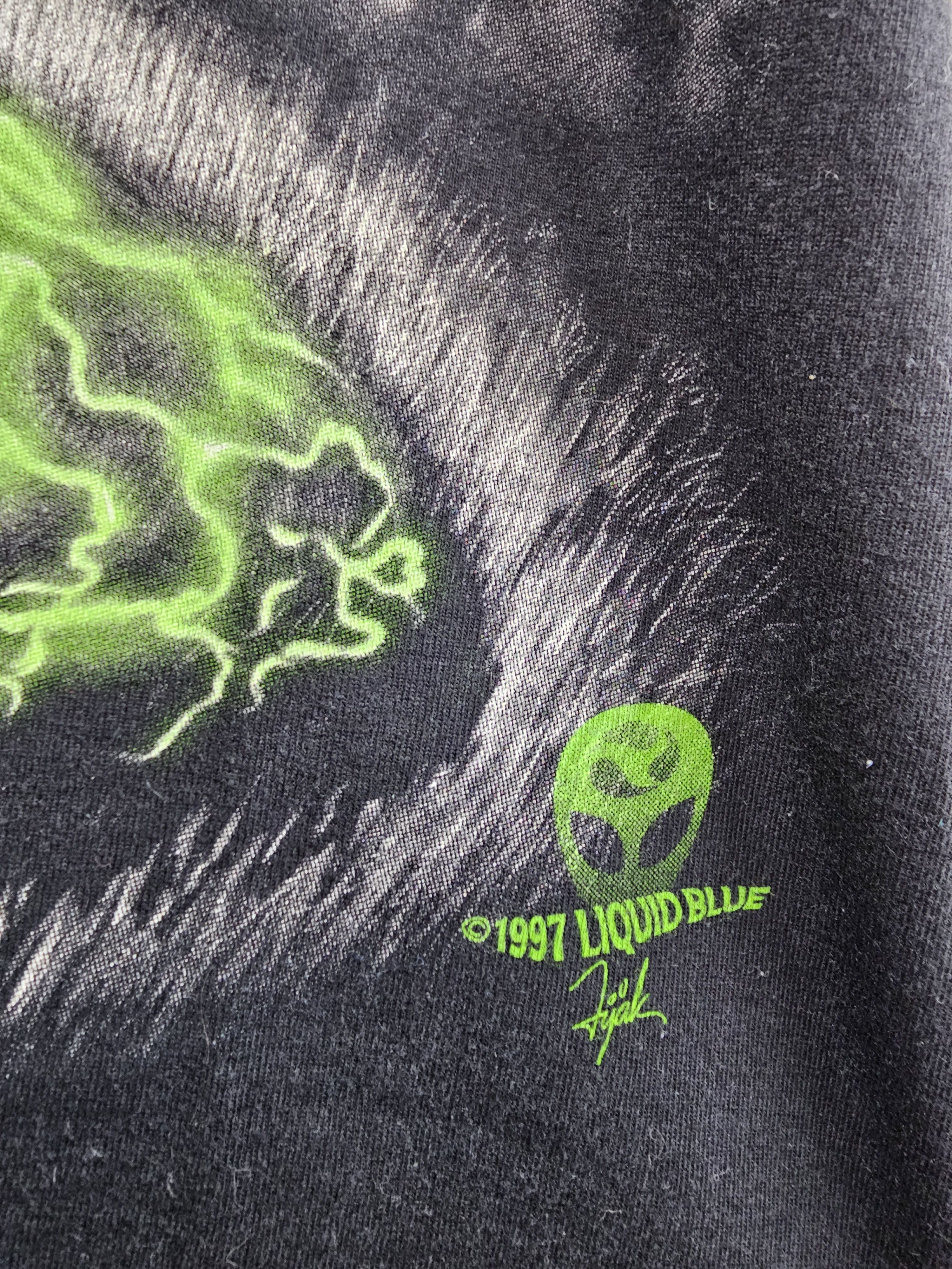 Alien Workshop × Liquid Blue × Vintage 1997 Liquid Blue UFO Alien Size US L / EU 52-54 / 3 - 3 Thumbnail
