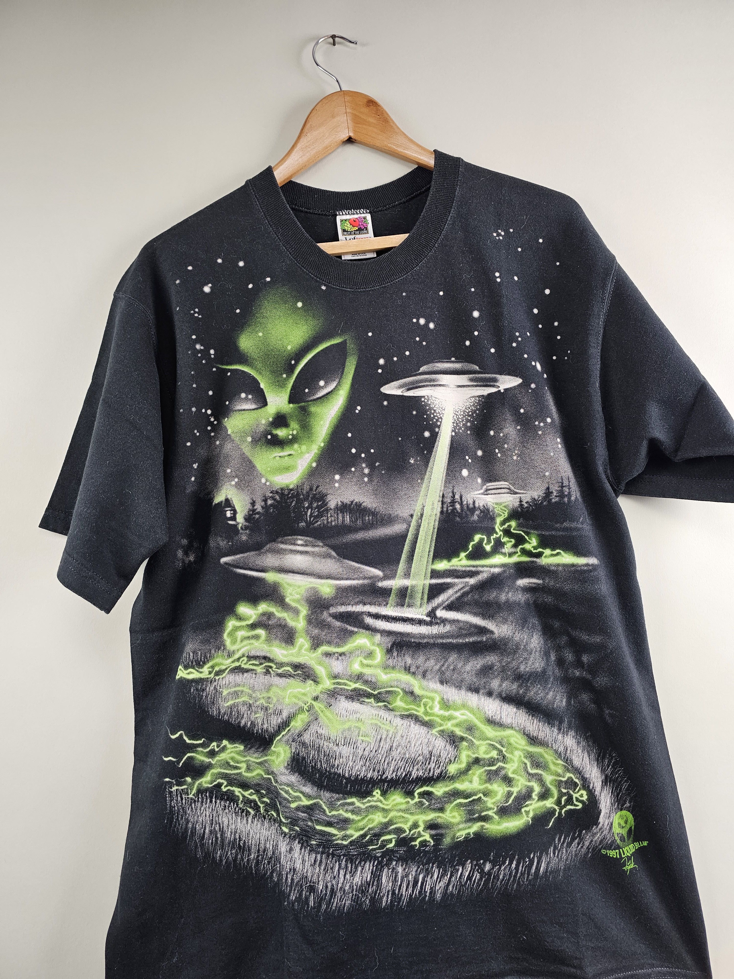 Alien Workshop × Liquid Blue × Vintage 1997 Liquid Blue UFO Alien Size US L / EU 52-54 / 3 - 2 Thumbnail
