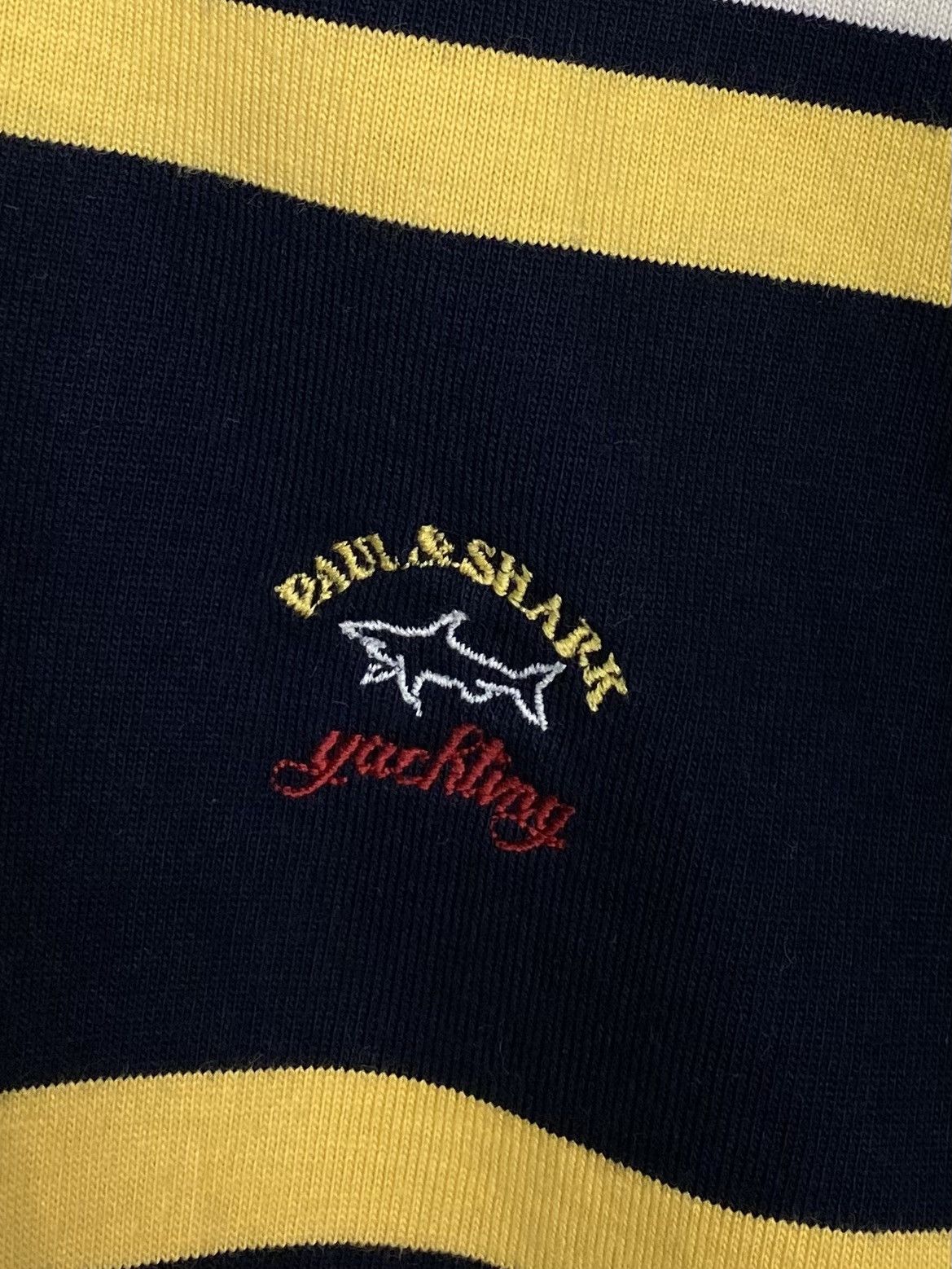 Paul & Shark Paul & Shark Long Sleeve Rugby Polo Shirt Striped Yacht Top Size US M / EU 48-50 / 2 - 3 Thumbnail