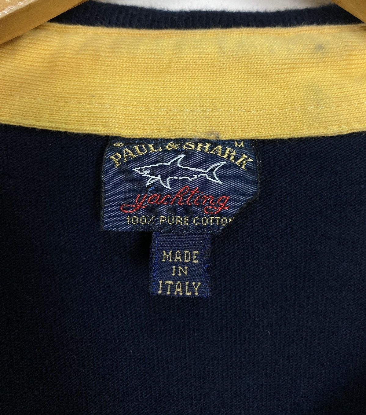 Paul & Shark Paul & Shark Long Sleeve Rugby Polo Shirt Striped Yacht Top Size US M / EU 48-50 / 2 - 5 Thumbnail