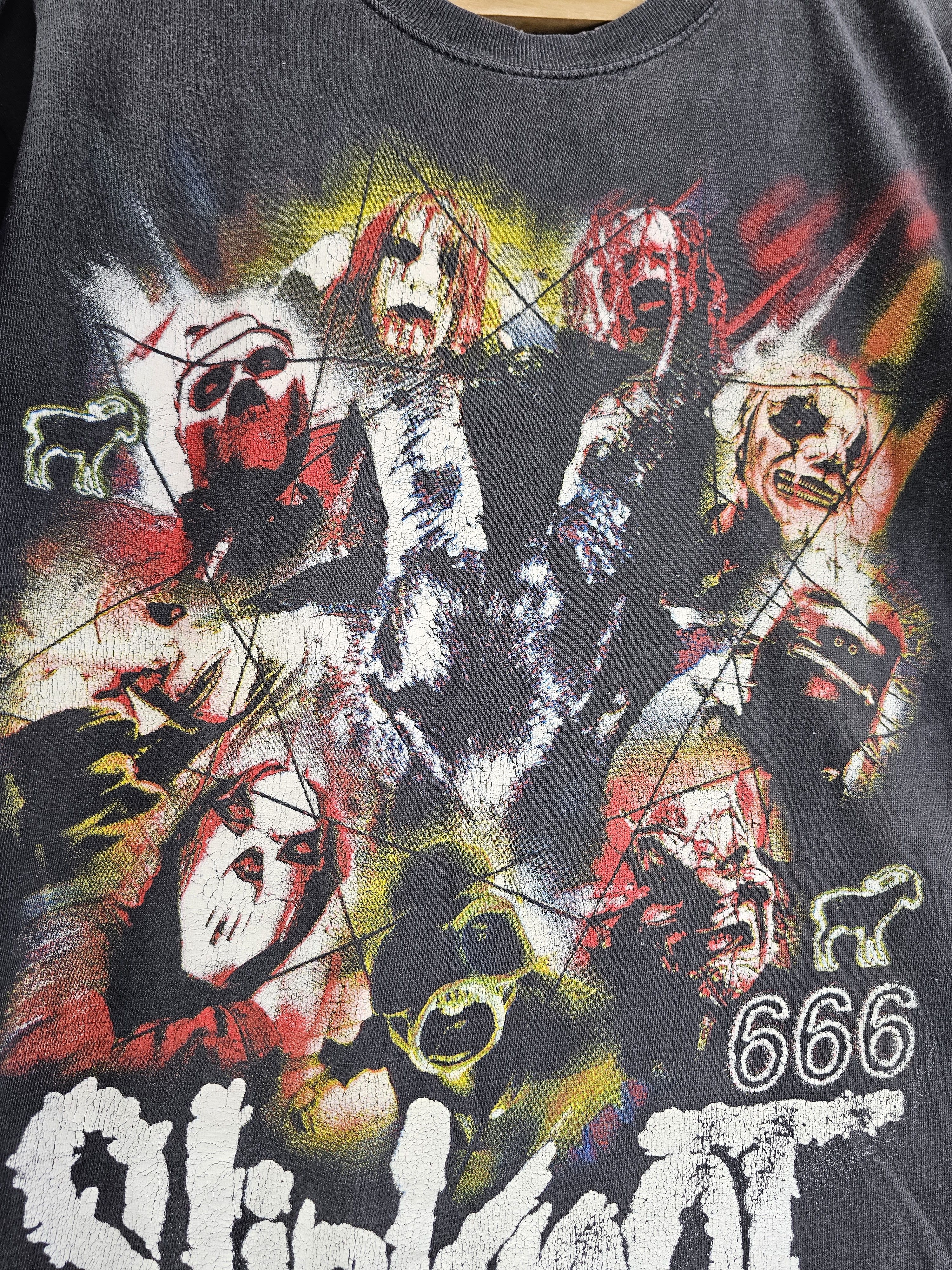 Band Tees × Slipknot × Vintage 2002 Slipknot Iowa tour Size US XL / EU 56 / 4 - 4 Thumbnail