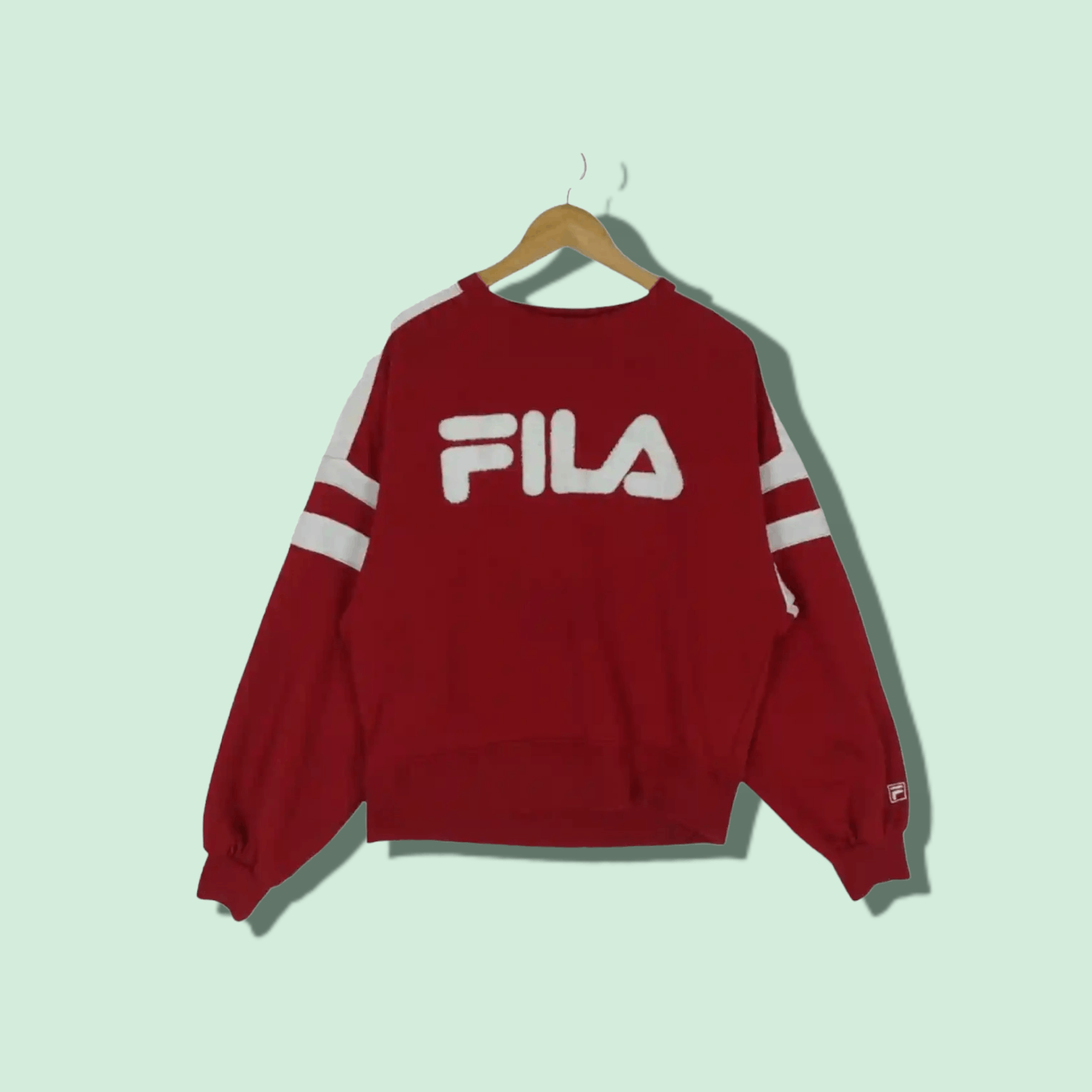 Fila FILA Big Spell Out Logo Jumper Sweatshirt Size L / US 10 / IT 46 - 1 Thumbnail