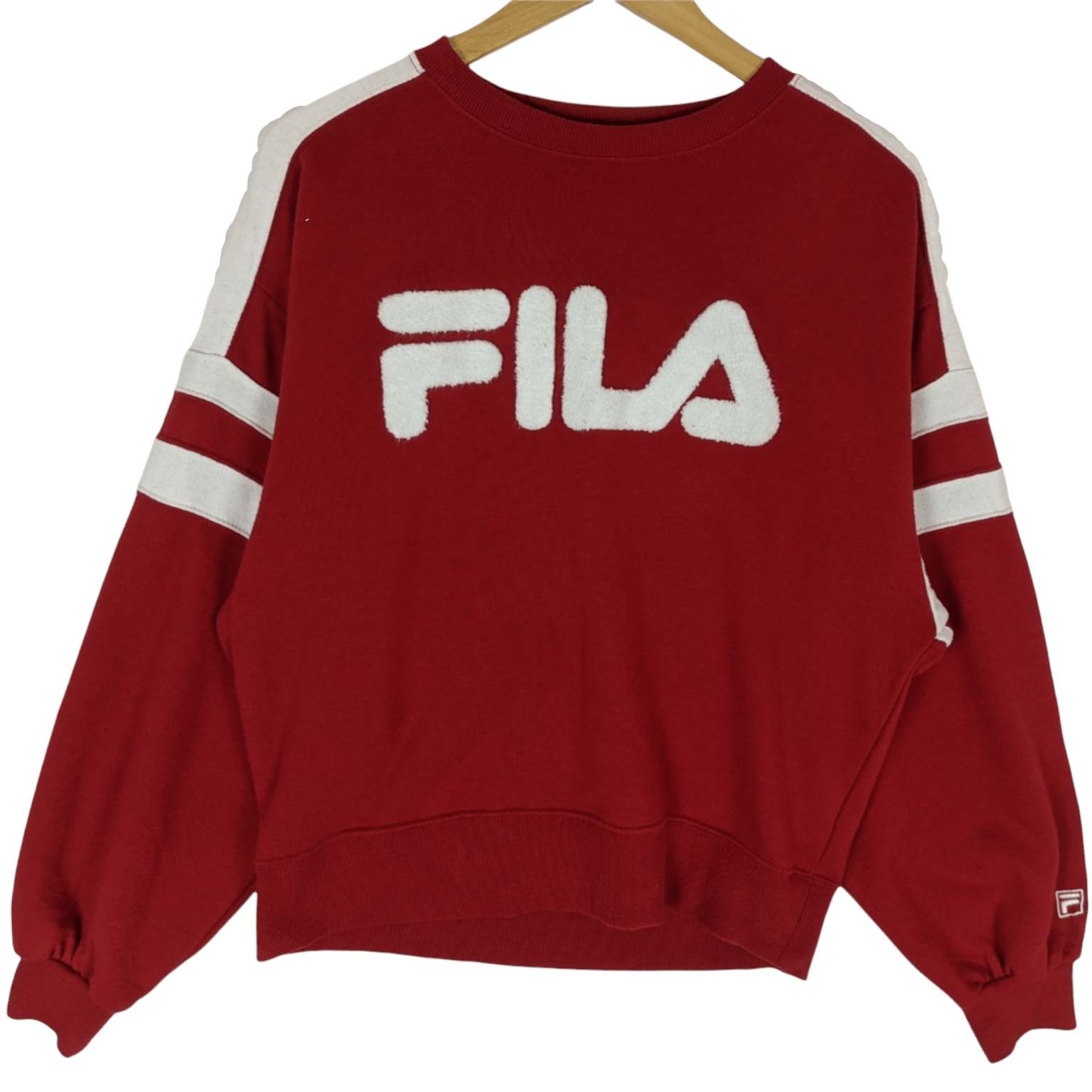 Fila FILA Big Spell Out Logo Jumper Sweatshirt Size L / US 10 / IT 46 - 2 Thumbnail