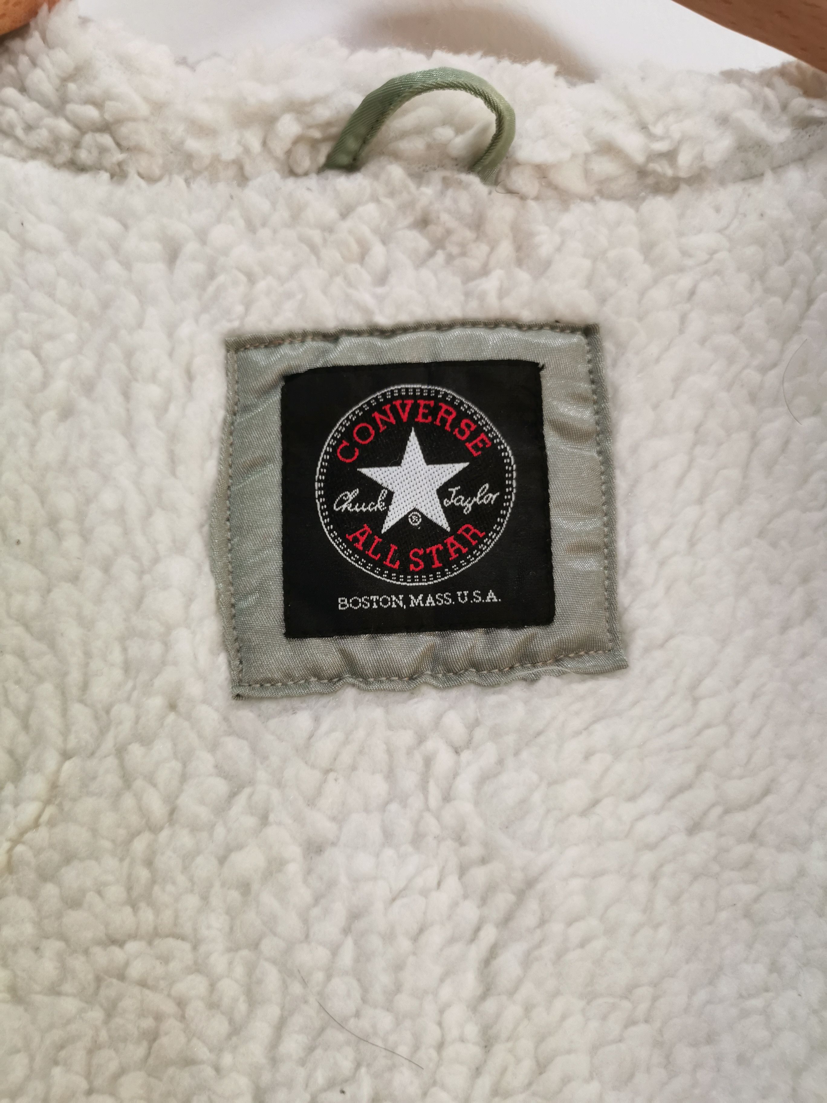 Converse × Vintage Converse Chuck Taylor Sherpa Lining Jacket Size US L / EU 52-54 / 3 - 10 Thumbnail