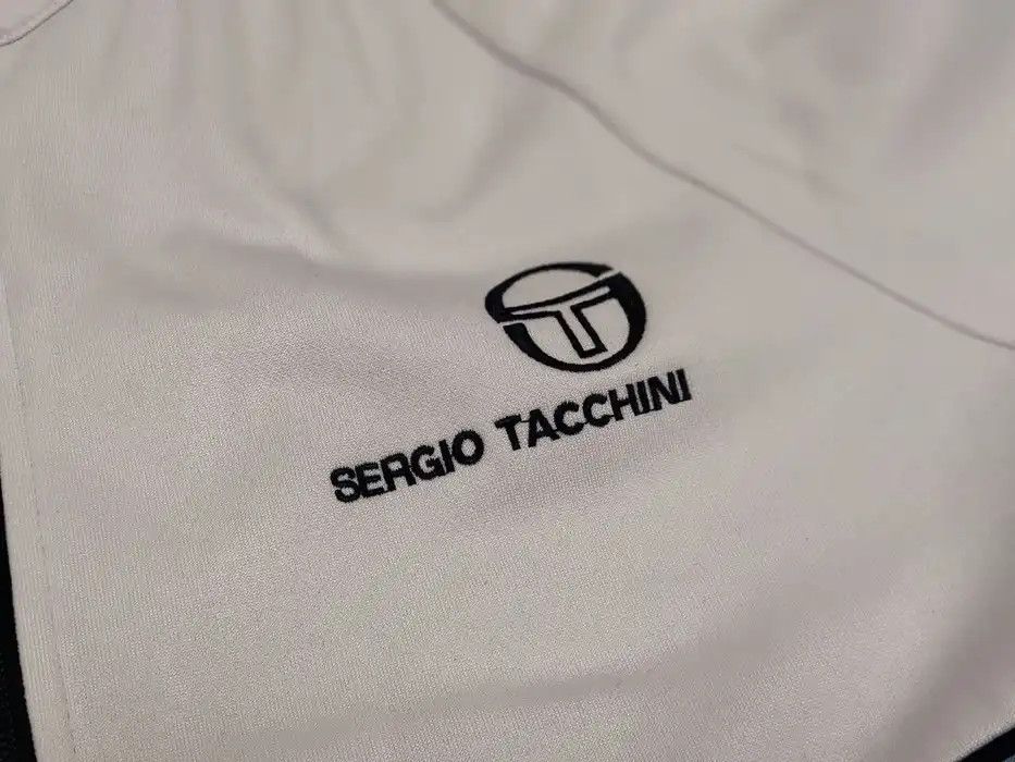 Sergio Tacchini Sergio Tacchini track top light Blue White Light Zip Jacket Size US XL / EU 56 / 4 - 8 Thumbnail