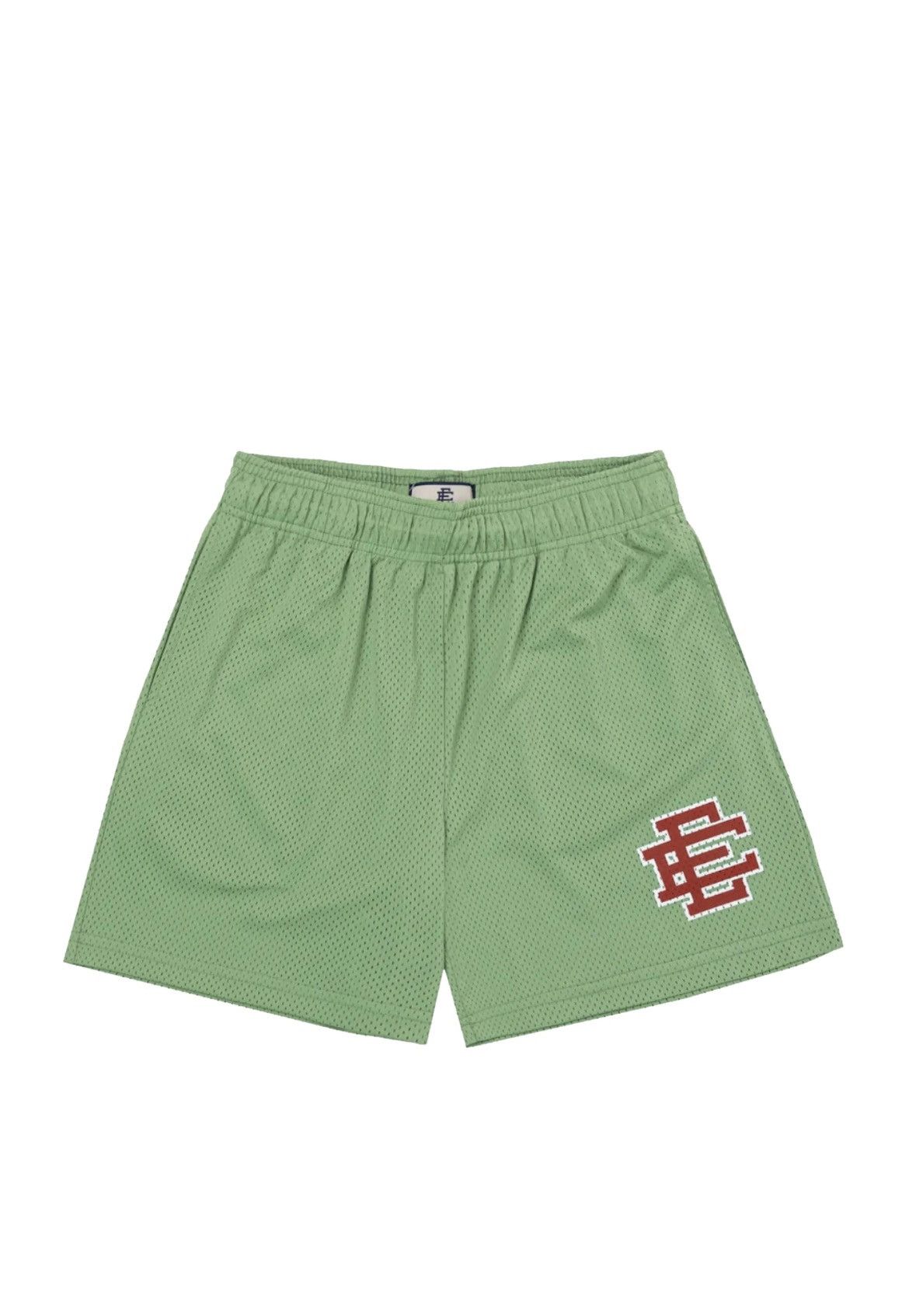 image of Eric Emanuel Jade Green Red Ee Basic Short, Men's (Size 32)