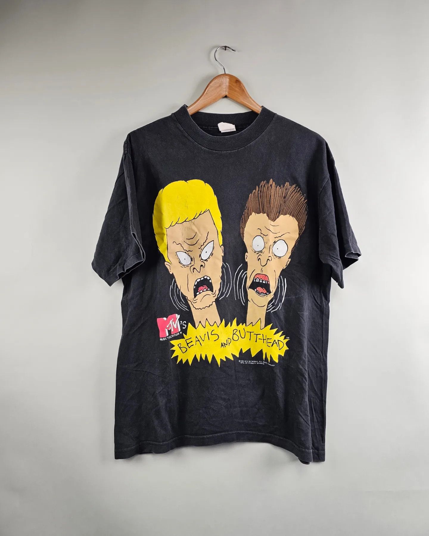 1991 MTV's Beavis and Butthead tee