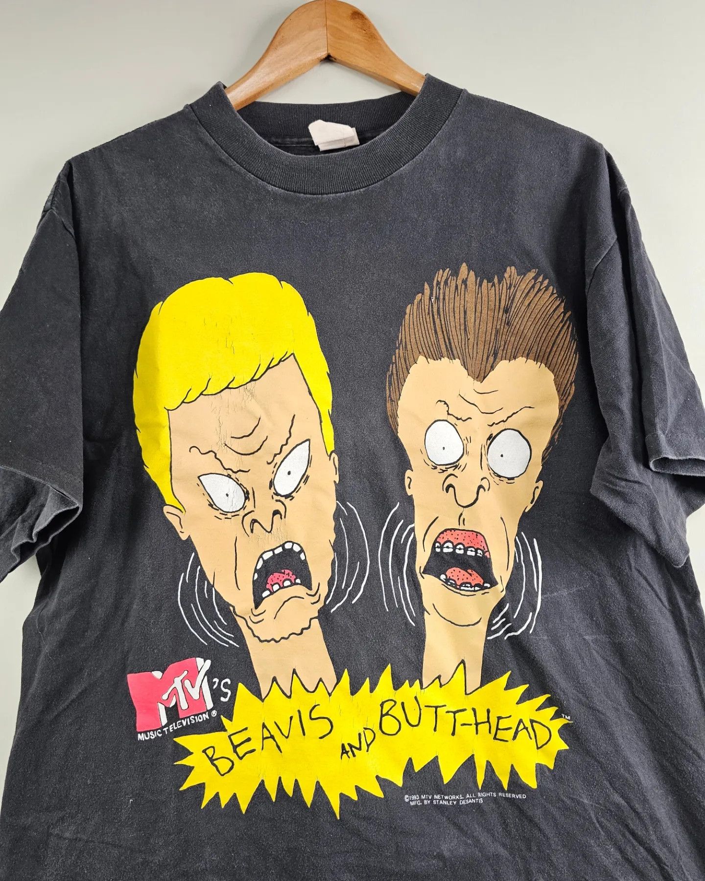 Mtv × Vintage 1991 MTV's Beavis and Butthead tee Size US L / EU 52-54 / 3 - 2 Thumbnail