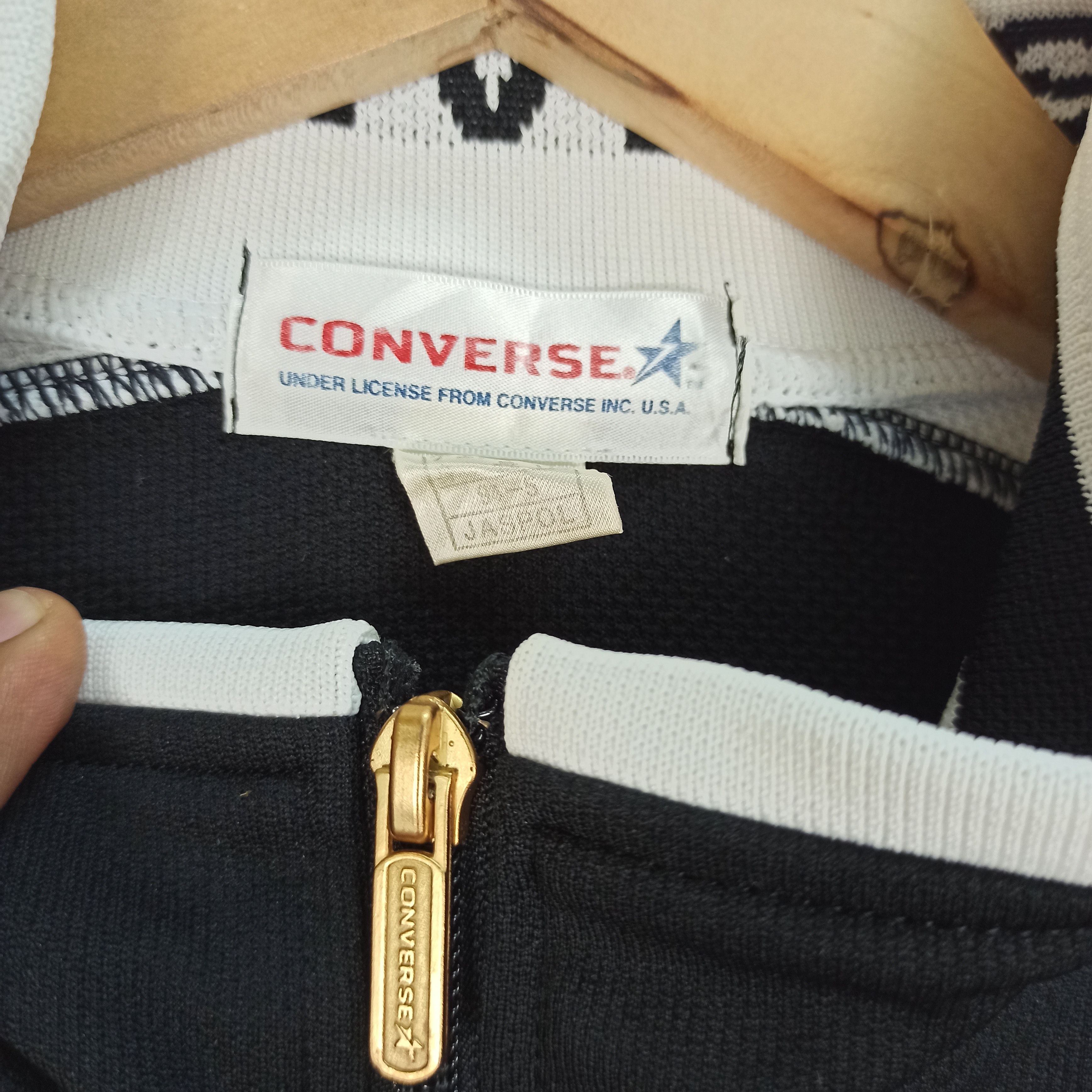 Converse Vintage Converse Sweater Full Zipper Nice Design Size US XL / EU 56 / 4 - 9 Thumbnail
