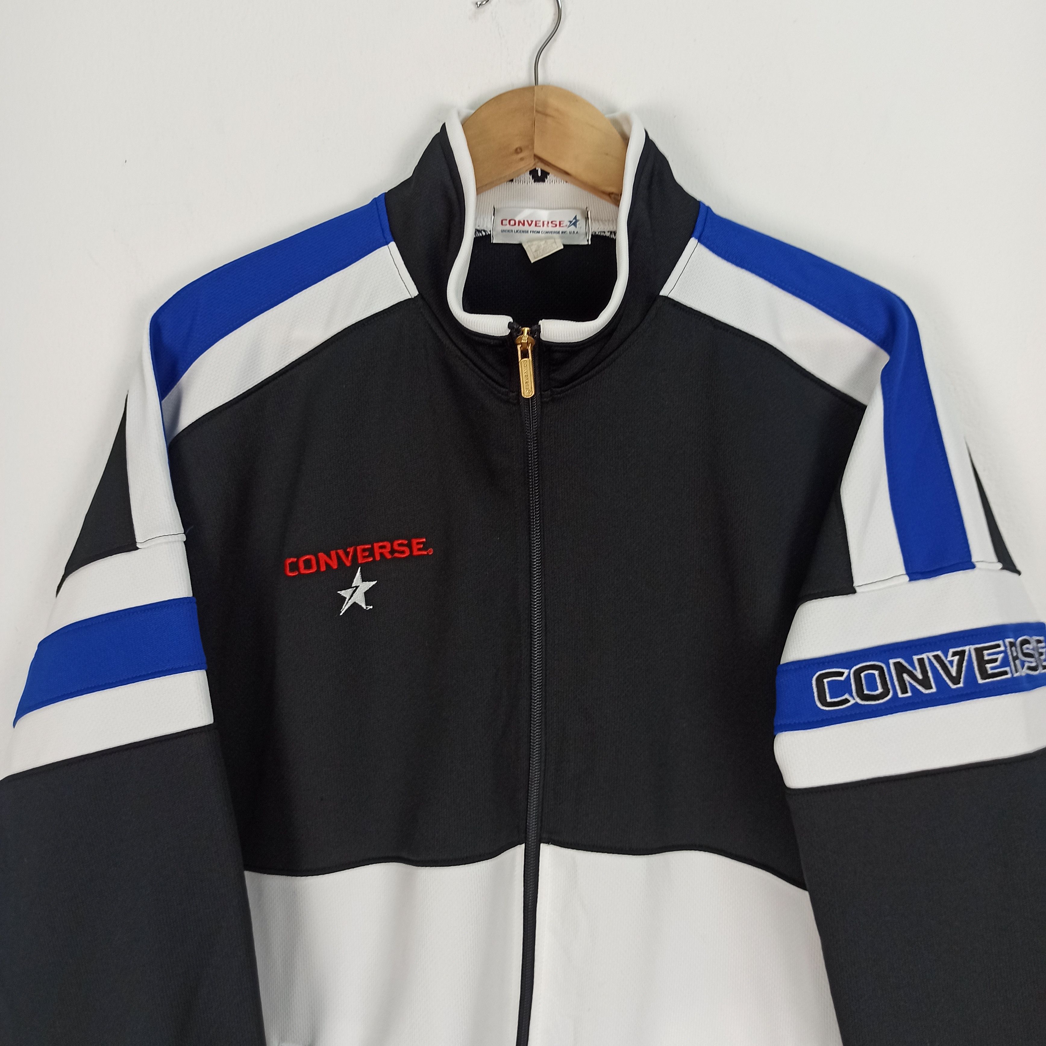 Converse Vintage Converse Sweater Full Zipper Nice Design Size US XL / EU 56 / 4 - 4 Thumbnail