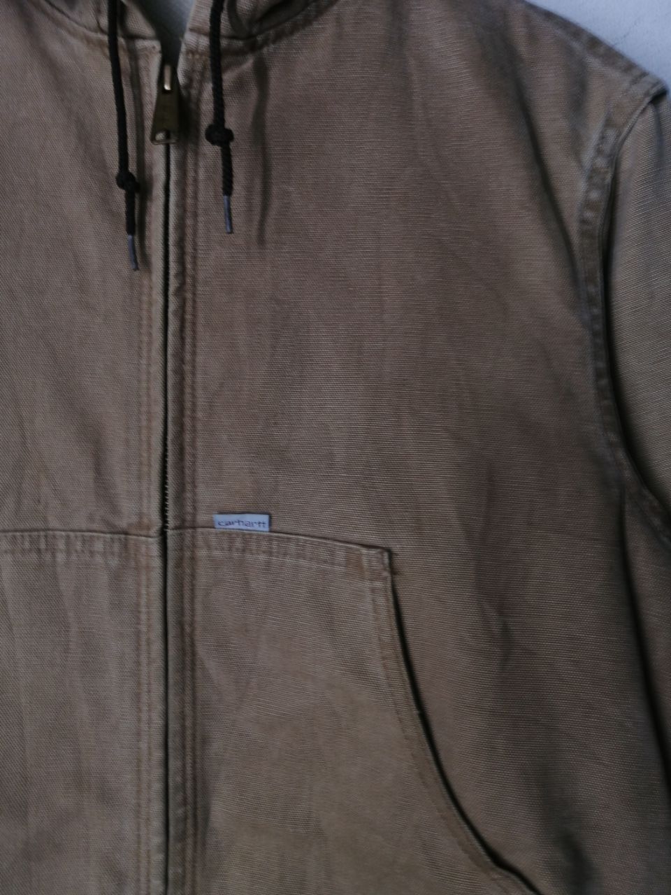 Carhartt Light Brown Carhartt Zipper Jacket with Hood Size US S / EU 44-46 / 1 - 5 Thumbnail