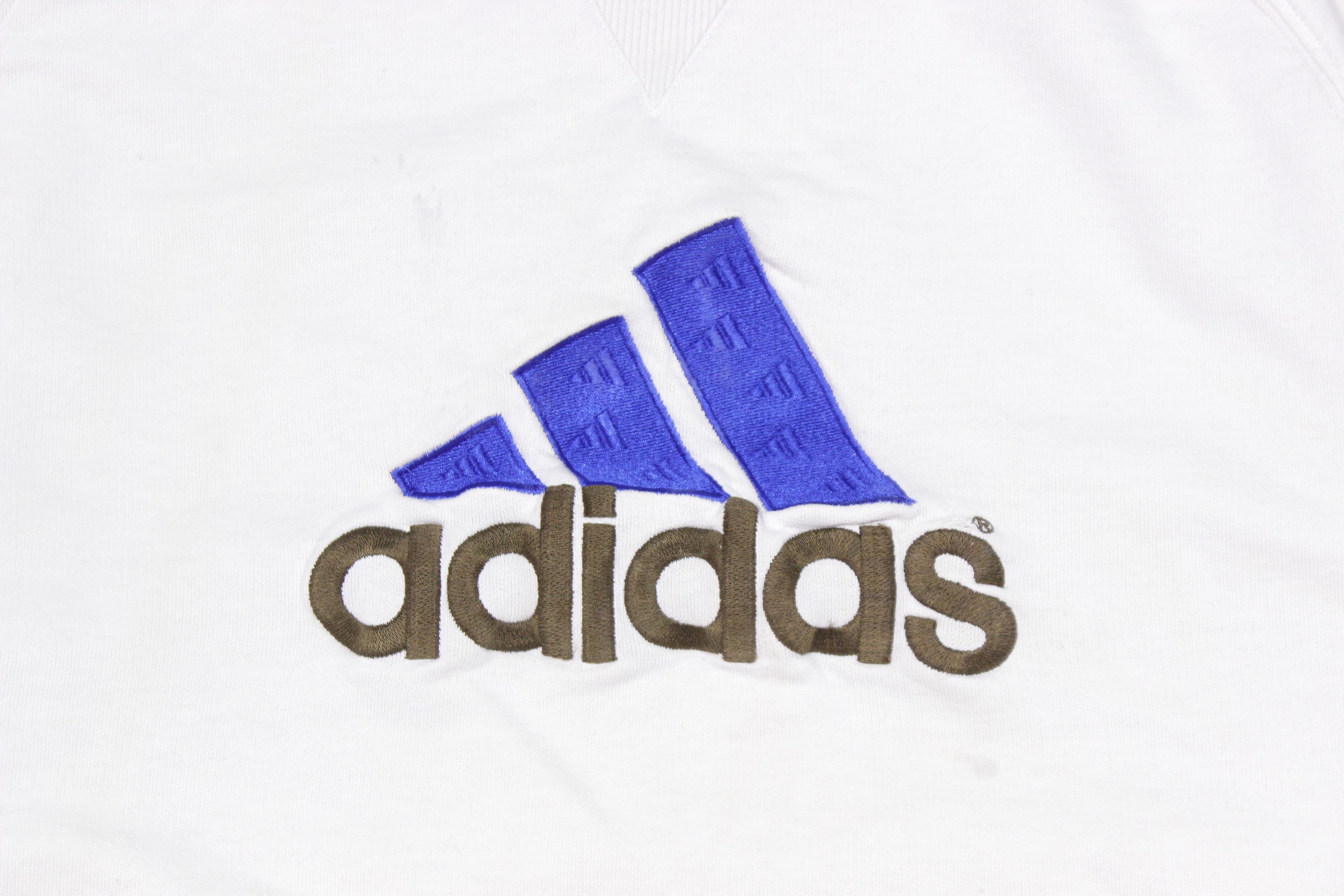 Adidas 90S Big Logo Sweatshirt Size US M / EU 48-50 / 2 - 3 Thumbnail