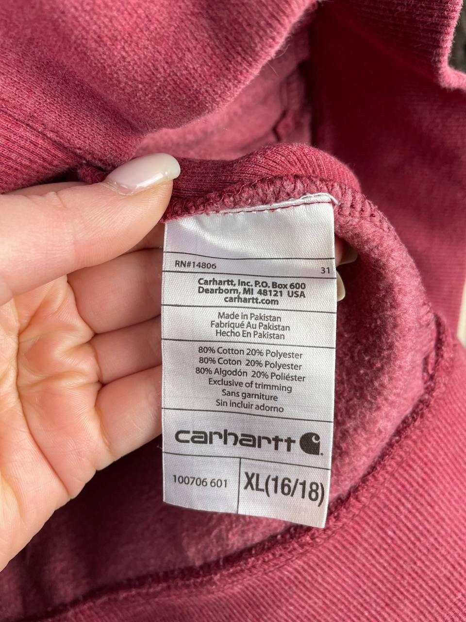 Carhartt Carhartt vintage sweatshirt size XL Size US XL / EU 56 / 4 - 3 Thumbnail