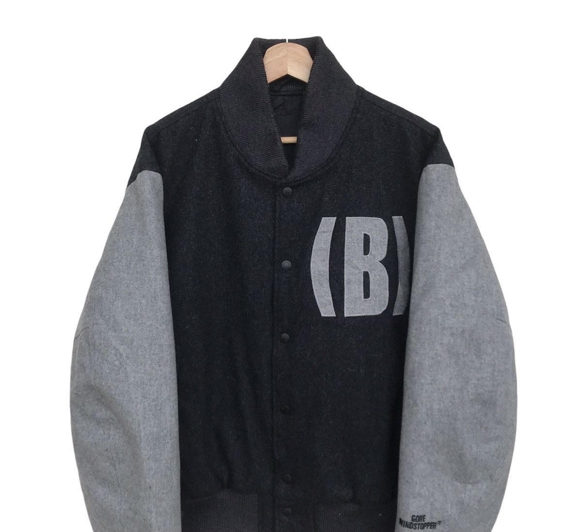 Bape × Goretex RARE Bathing Ape x Goretex varsity wool Single “B” Logo Size US XL / EU 56 / 4 - 2 Thumbnail
