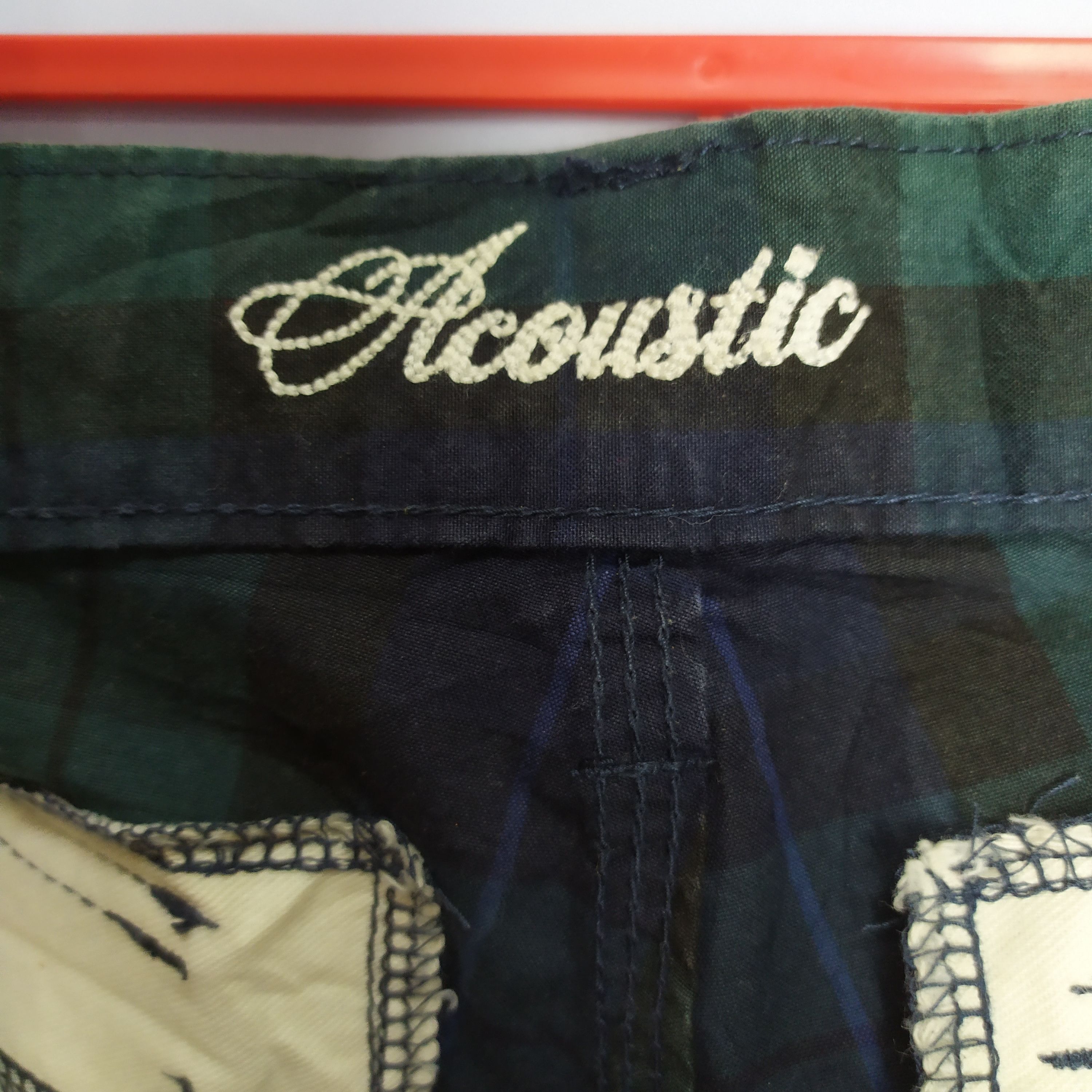 Flannel × Japanese Brand ACOUSTIC CHECKERED CARGO PANTS MULTIPOCKET TACTICAL Size US 36 / EU 52 - 10 Thumbnail