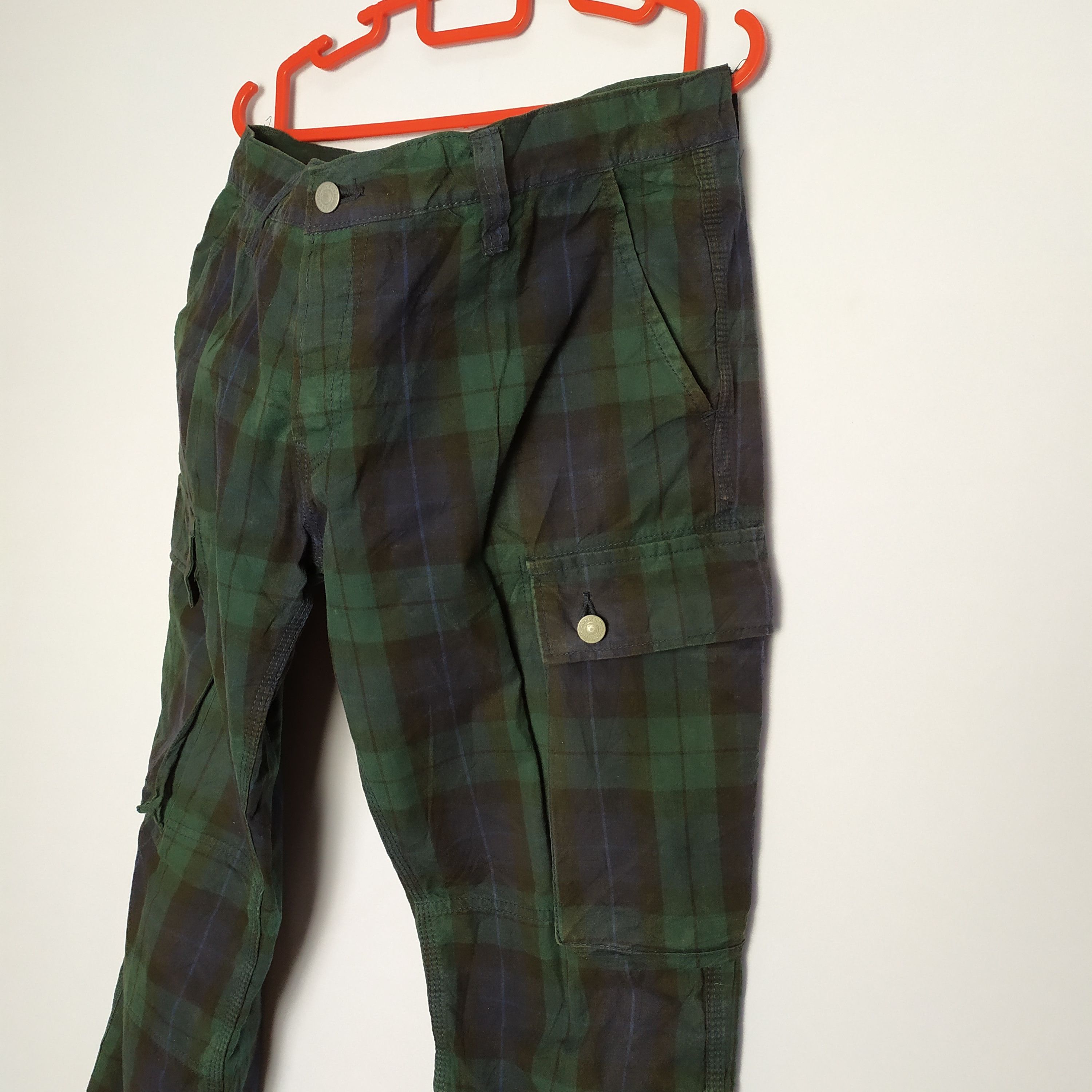 Flannel × Japanese Brand ACOUSTIC CHECKERED CARGO PANTS MULTIPOCKET TACTICAL Size US 36 / EU 52 - 7 Thumbnail