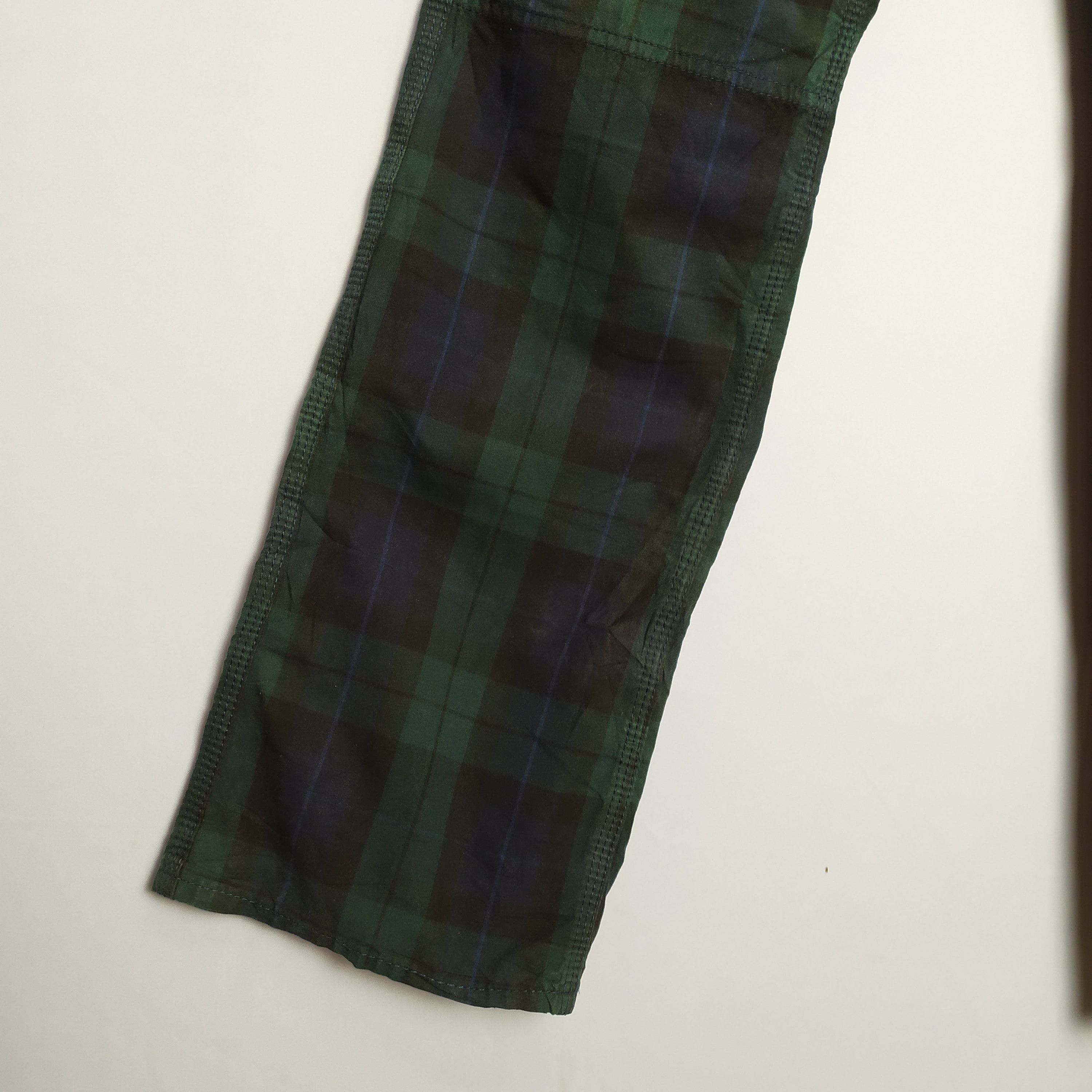 Flannel × Japanese Brand ACOUSTIC CHECKERED CARGO PANTS MULTIPOCKET TACTICAL Size US 36 / EU 52 - 4 Thumbnail
