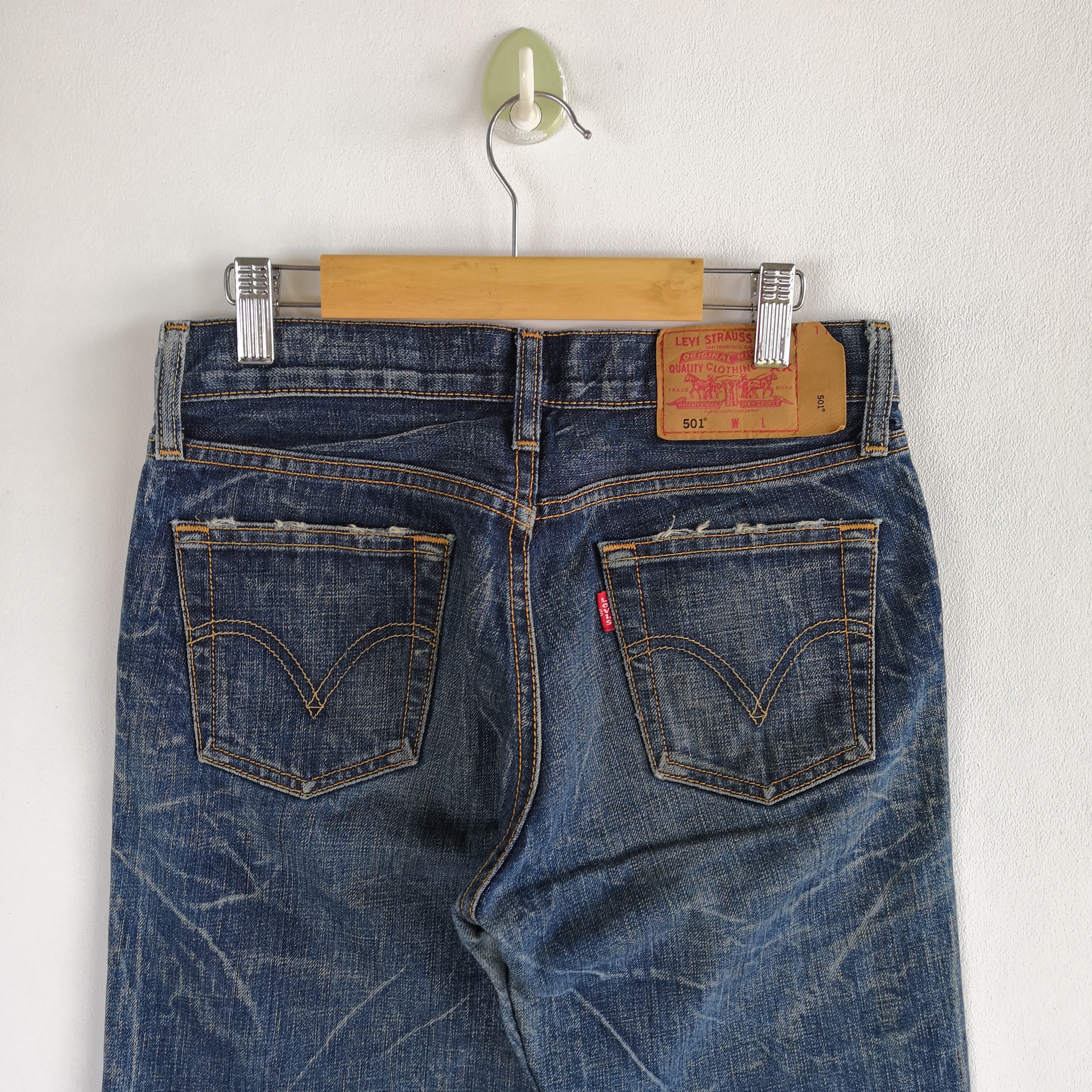 Levi's Vintage Levis 501 Released Hem Jeans Levi's 501 Denim Size 26" / US 2 / IT 38 - 4 Thumbnail