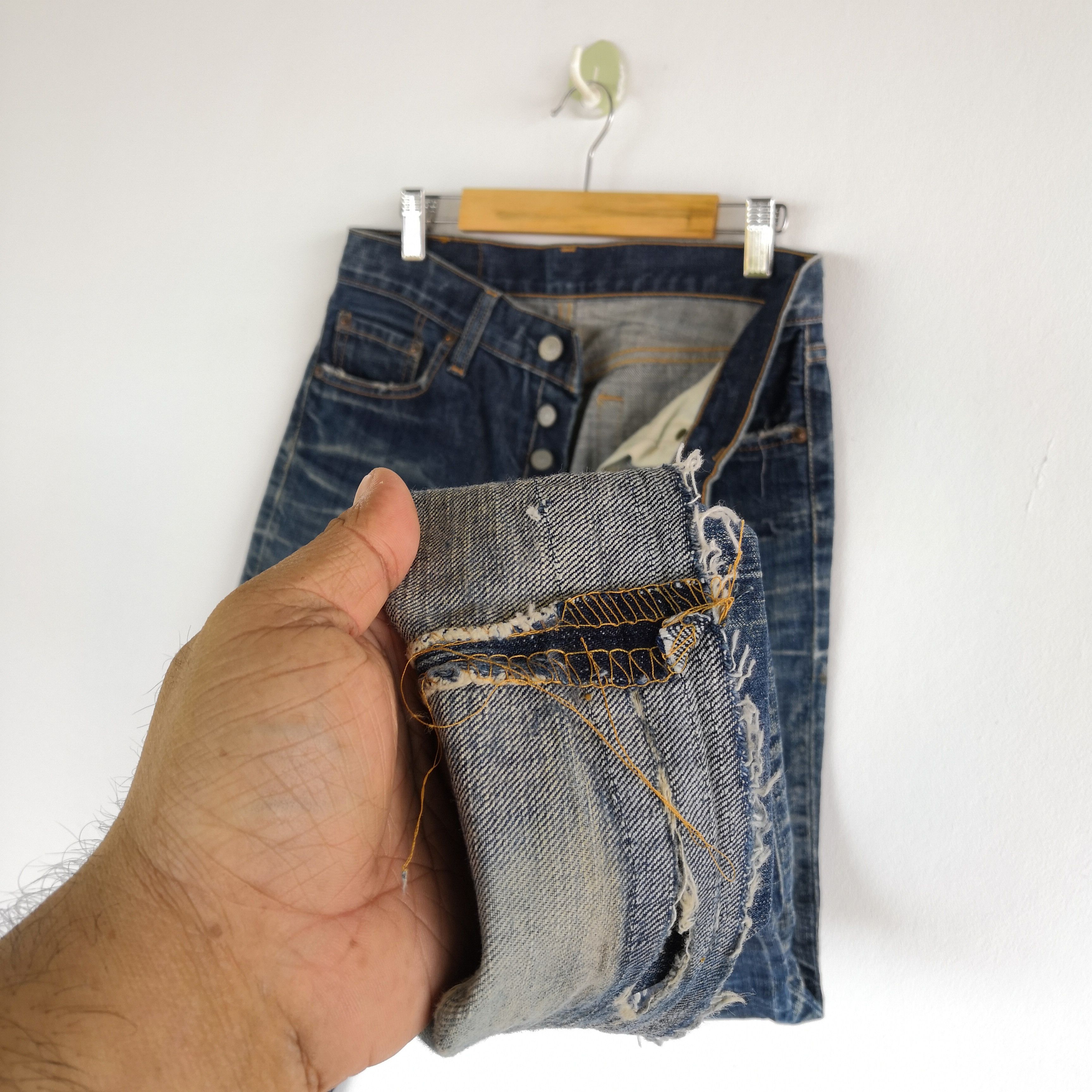 Levi's Vintage Levis 501 Released Hem Jeans Levi's 501 Denim Size 26" / US 2 / IT 38 - 10 Thumbnail