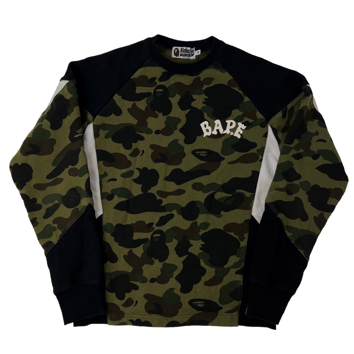 Bape Bape 1st Camo Panelled Sweatshirt Size US M / EU 48-50 / 2 - 2 Thumbnail