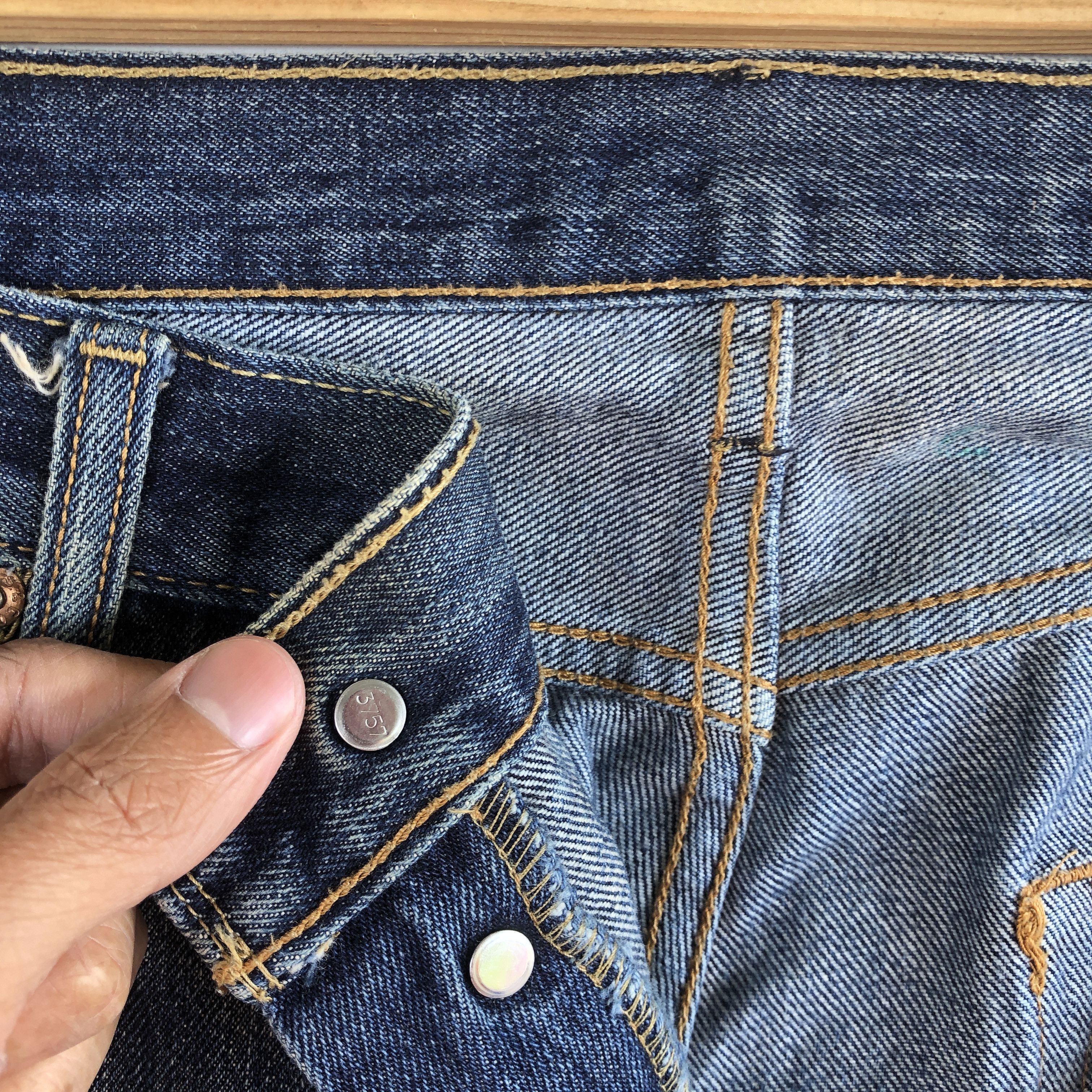 Levi's Vintage Levis 501 Stonewash Jeans Levi's Distressed Denim Size US 36 / EU 52 - 9 Thumbnail