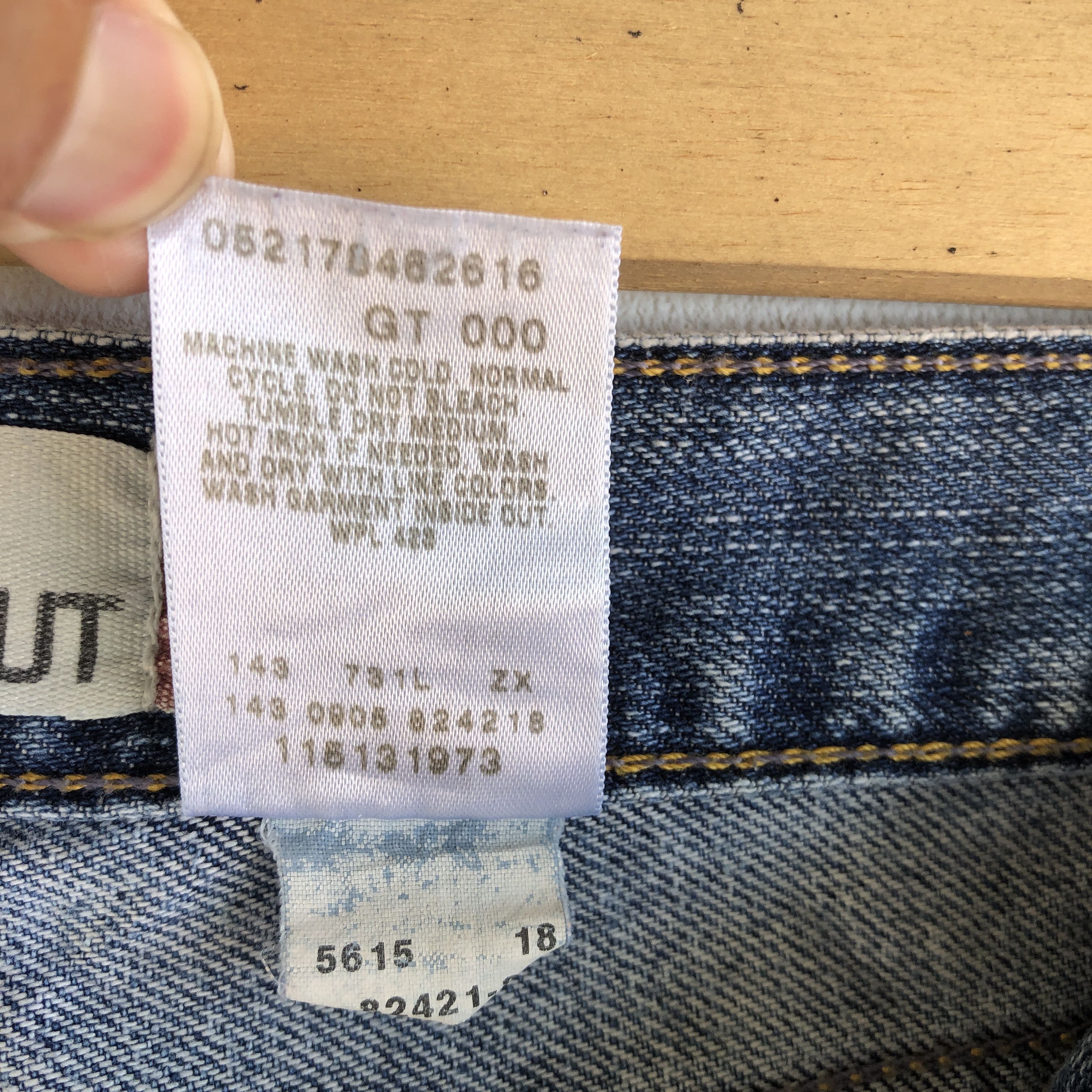 Levi's Vintage Levis Sashiko Distressed Jeans Levi's Flare Denim Size 26" / US 2 / IT 38 - 10 Thumbnail