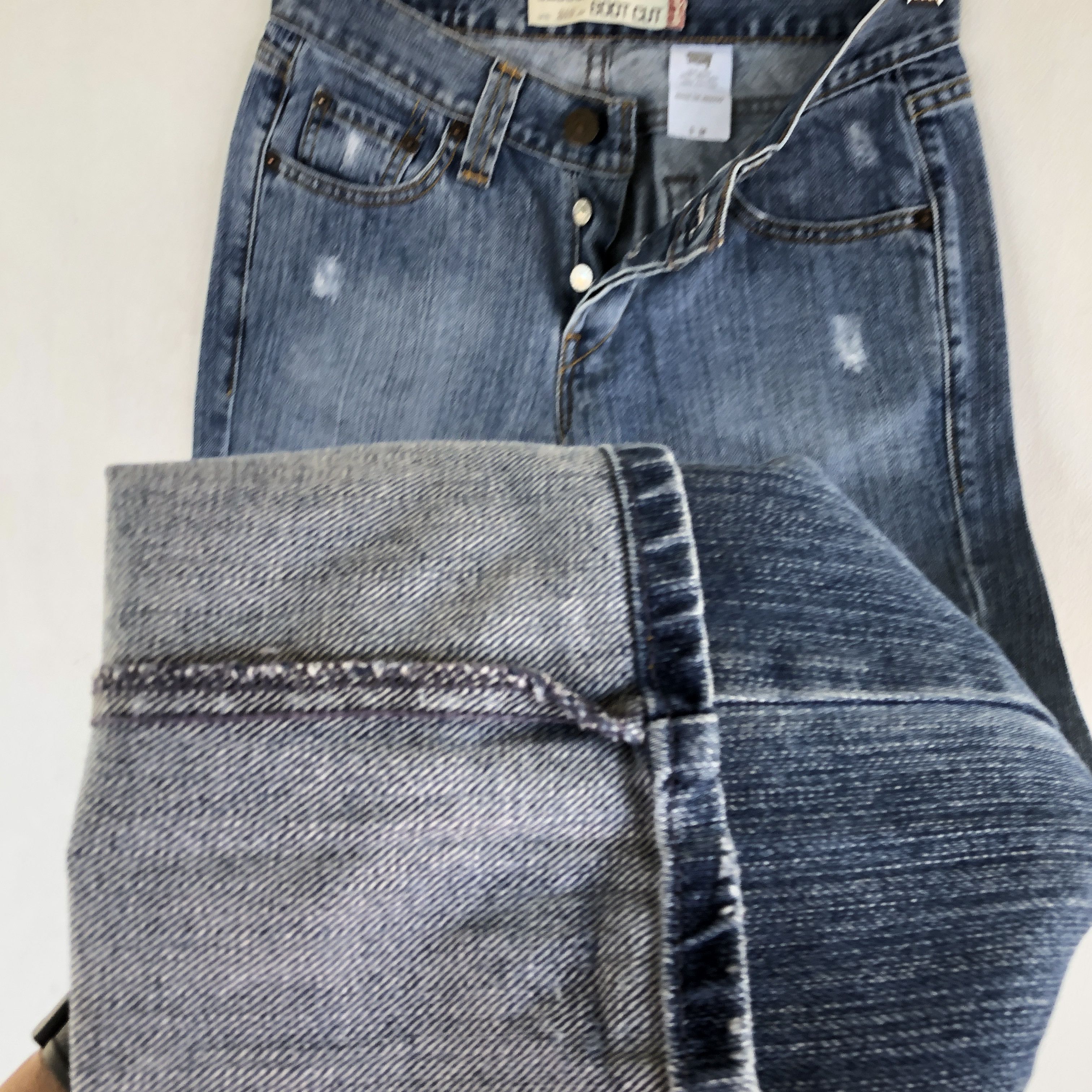 Levi's Vintage Levis Sashiko Distressed Jeans Levi's Flare Denim Size 26" / US 2 / IT 38 - 8 Thumbnail