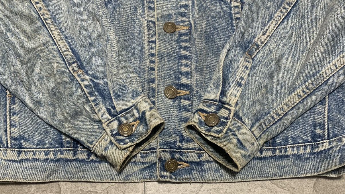 Vintage Vintage 80s Bobson Blue Denim Trucker Jacket Size US S / EU 44-46 / 1 - 4 Thumbnail