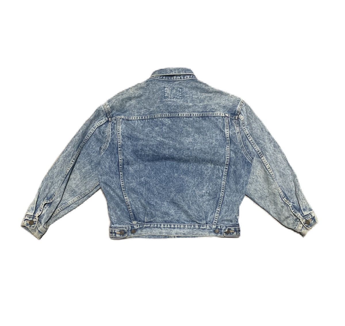 Vintage Vintage 80s Bobson Blue Denim Trucker Jacket Size US S / EU 44-46 / 1 - 2 Thumbnail