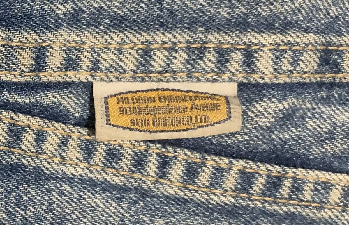 Vintage Vintage 80s Bobson Blue Denim Trucker Jacket Size US S / EU 44-46 / 1 - 5 Thumbnail