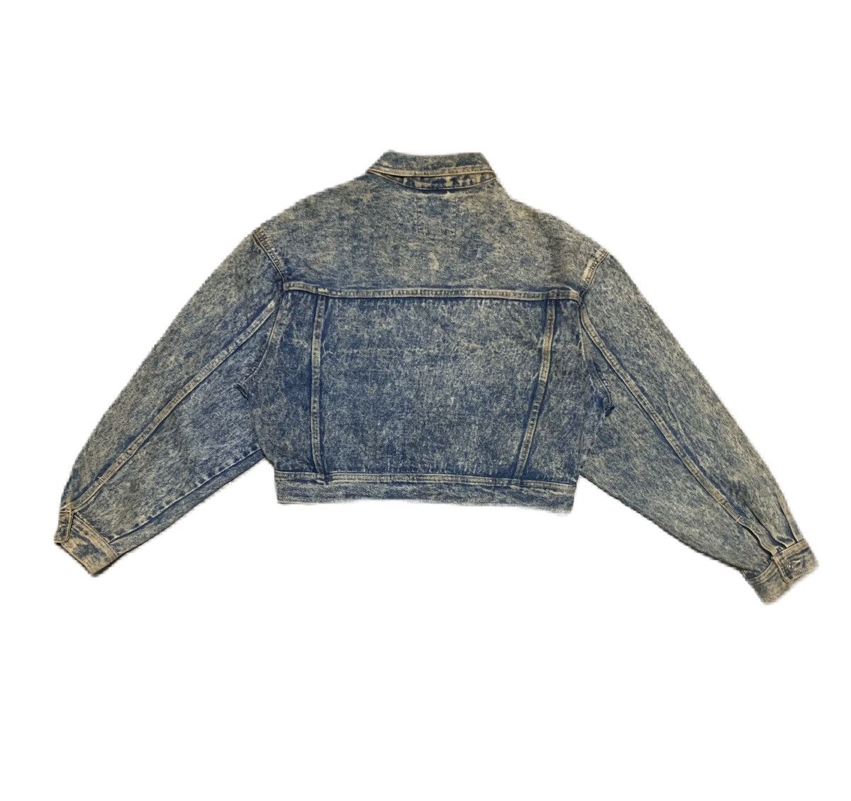 Japanese Brand Vintage Japanese Dio Point Cropped Trucker Denim Jacket Size US M / EU 48-50 / 2 - 3 Thumbnail