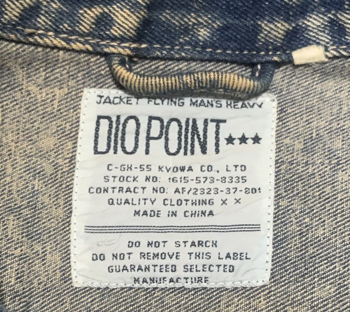 Japanese Brand Vintage Japanese Dio Point Cropped Trucker Denim Jacket Size US M / EU 48-50 / 2 - 4 Thumbnail