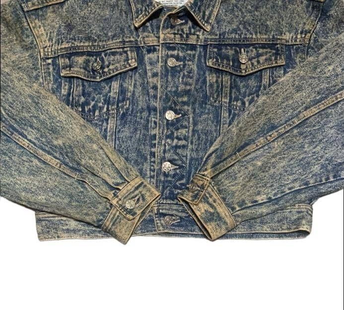 Japanese Brand Vintage Japanese Dio Point Cropped Trucker Denim Jacket Size US M / EU 48-50 / 2 - 2 Thumbnail