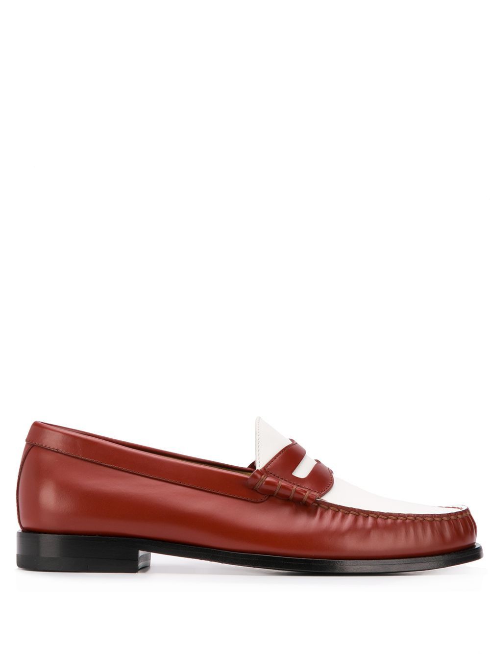 Celine Celine Luco Loafer In Polished Calfskin In Brown Size US 7 / EU 40 - 1 Thumbnail