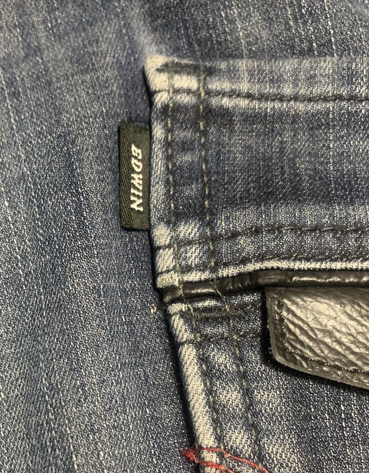 Edwin Vintage 90s Edwin 503 Blue Jeans Made In Japan Size US 34 / EU 50 - 4 Thumbnail