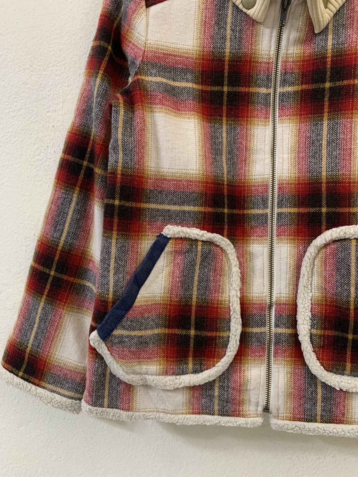 Beams Plus Beams Heart Women Plaid Jacket Size M / US 6-8 / IT 42-44 - 3 Thumbnail