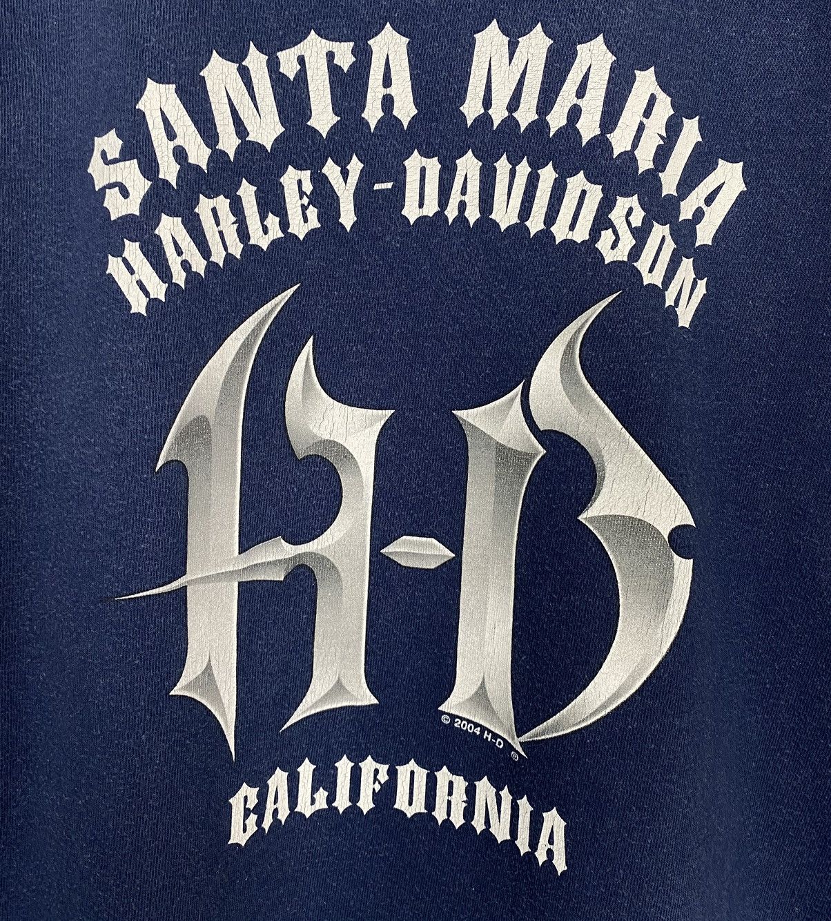 Band Tees Harley Davidson Santa Maria CA 2004 T-shirt Top Metal Rock Size US L / EU 52-54 / 3 - 7 Thumbnail