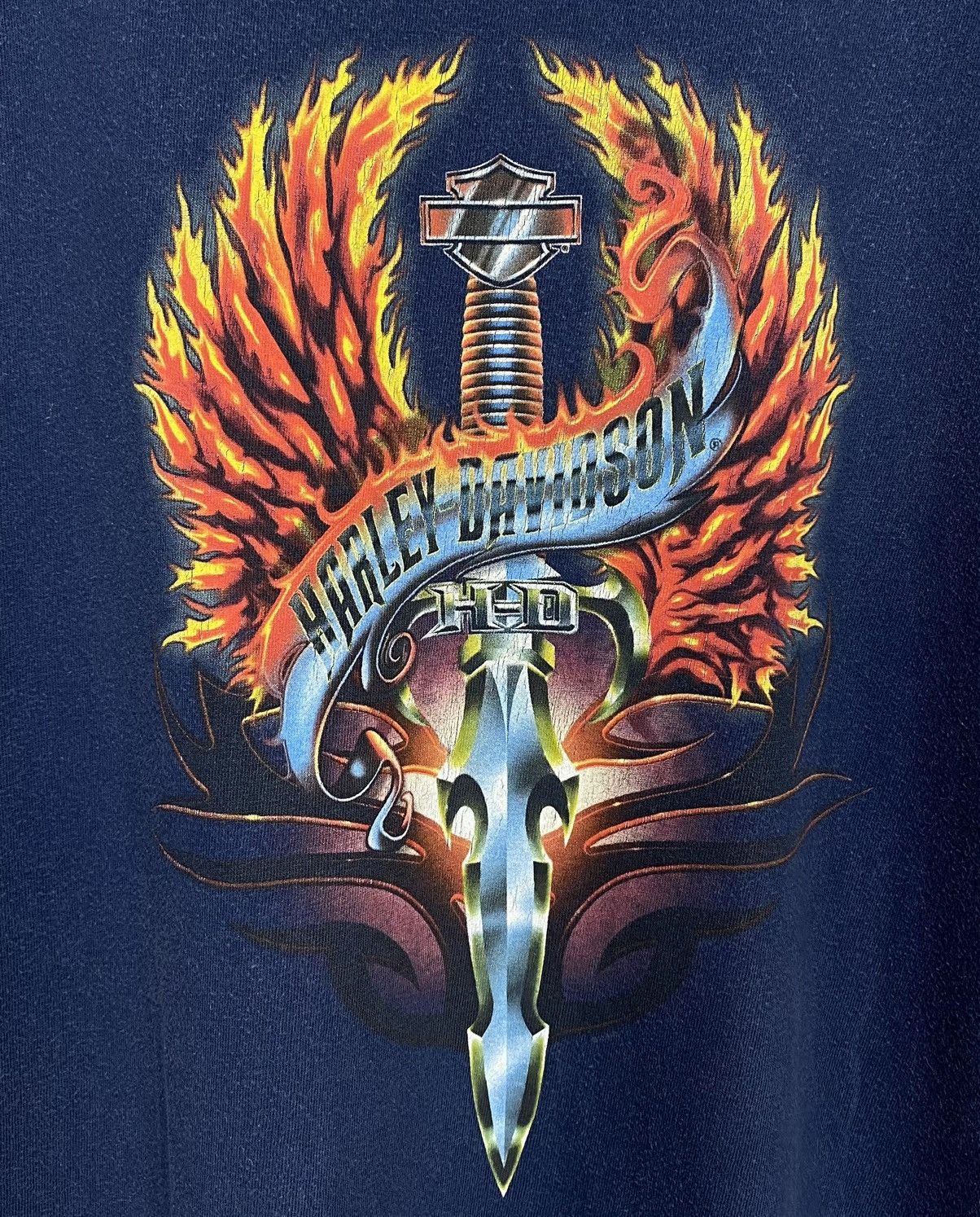 Band Tees Harley Davidson Santa Maria CA 2004 T-shirt Top Metal Rock Size US L / EU 52-54 / 3 - 3 Thumbnail