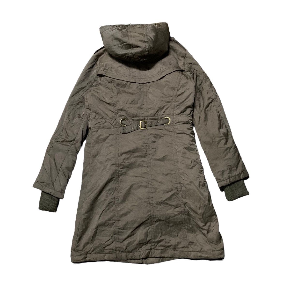 If Six Was Nine ✨Love Boat Detachable Sherpa Linen Bondage Punk Parka Jacket Size M / US 6-8 / IT 42-44 - 3 Thumbnail