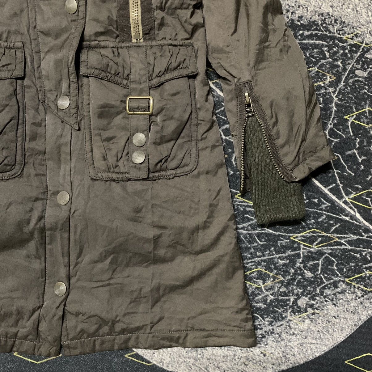 If Six Was Nine ✨Love Boat Detachable Sherpa Linen Bondage Punk Parka Jacket Size M / US 6-8 / IT 42-44 - 7 Thumbnail