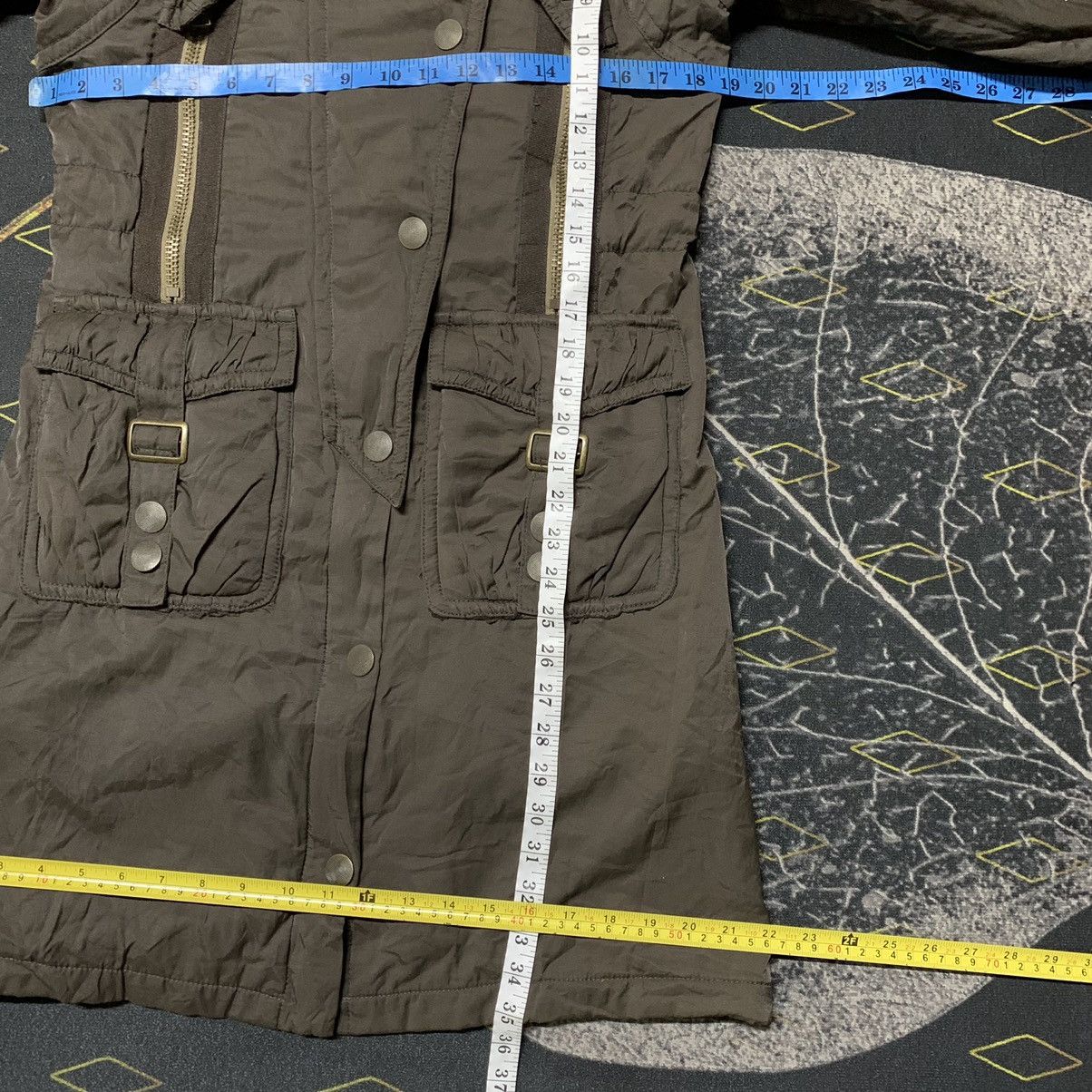 If Six Was Nine ✨Love Boat Detachable Sherpa Linen Bondage Punk Parka Jacket Size M / US 6-8 / IT 42-44 - 14 Thumbnail