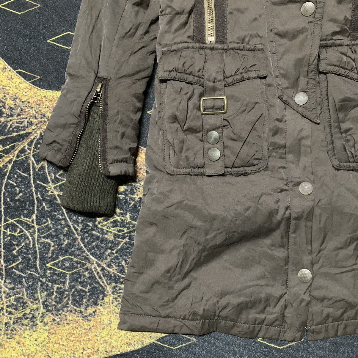If Six Was Nine ✨Love Boat Detachable Sherpa Linen Bondage Punk Parka Jacket Size M / US 6-8 / IT 42-44 - 8 Thumbnail