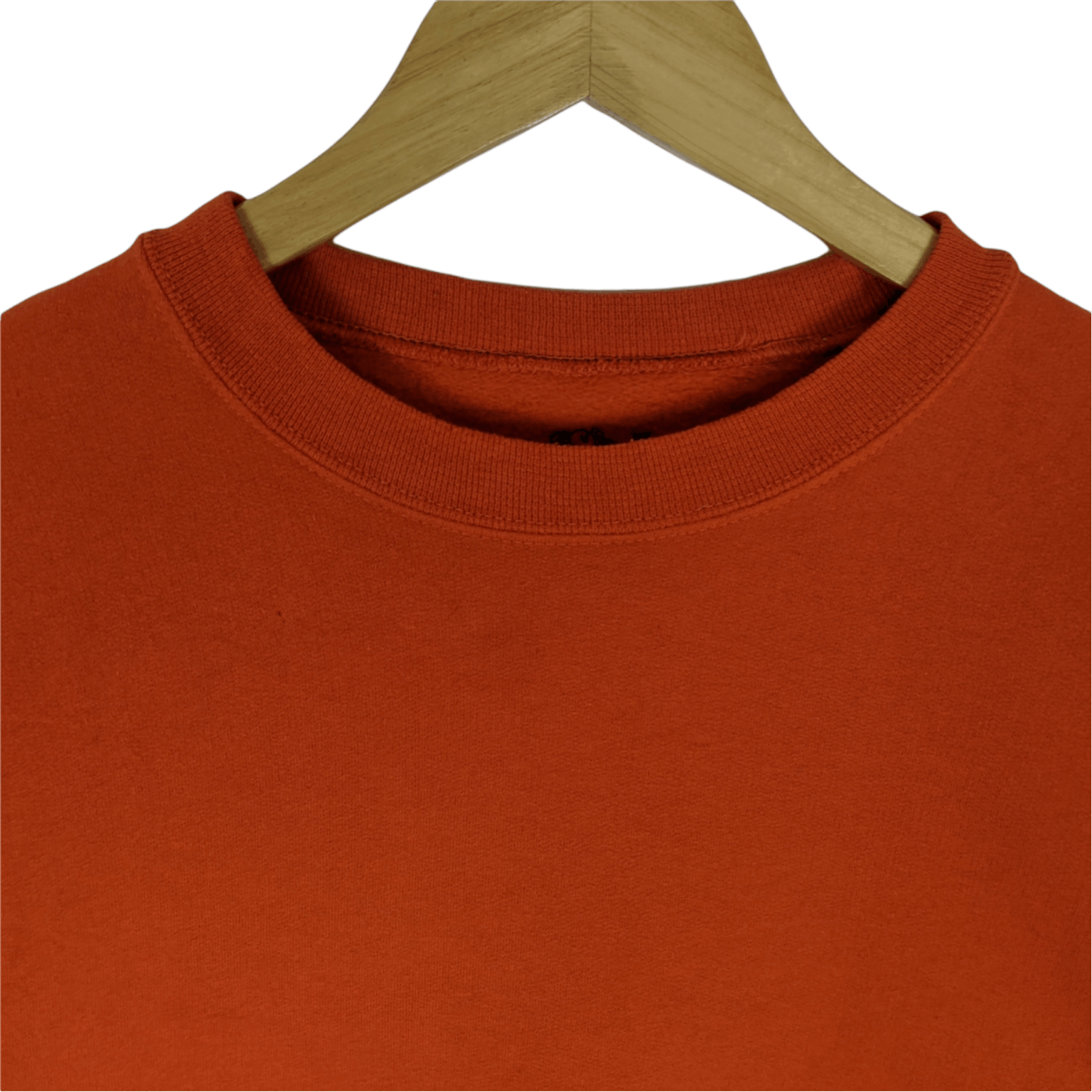 Fruit Of The Loom FRUIT OF THE LOOM Orange Plain Crewneck Jumper Sweatshirt Size US XL / EU 56 / 4 - 4 Thumbnail