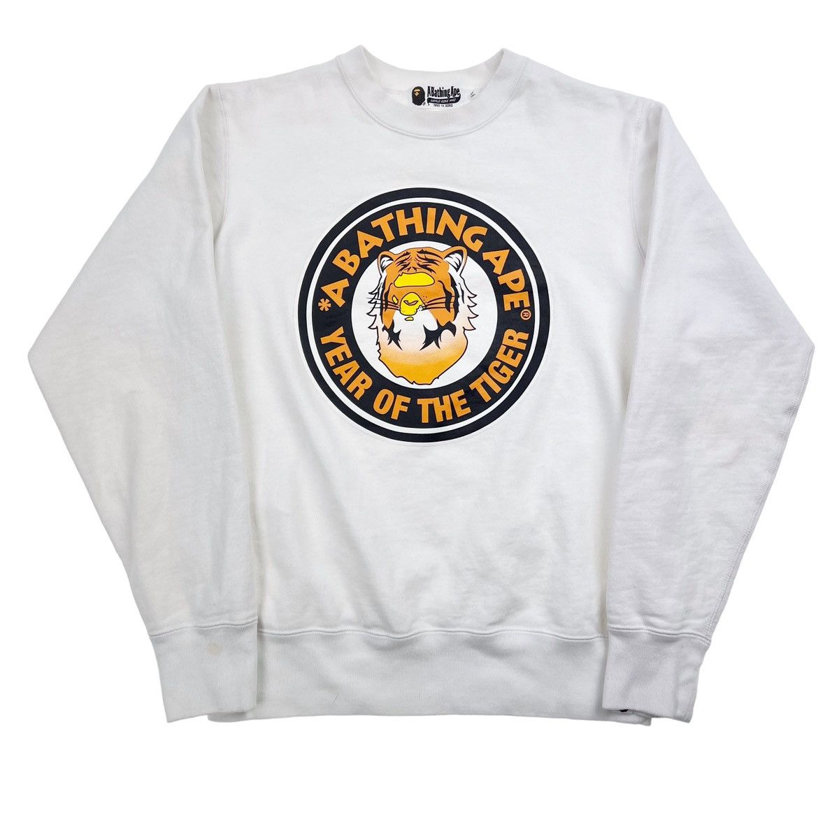 Bape Bape Year Of The Tiger White Sweatshirt Size US M / EU 48-50 / 2 - 2 Thumbnail