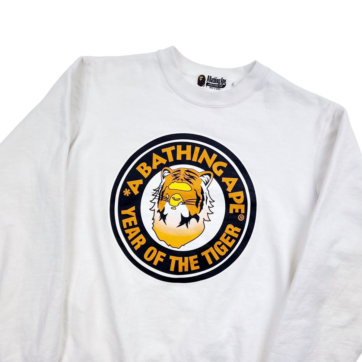 Bape Bape Year Of The Tiger White Sweatshirt Size US M / EU 48-50 / 2 - 1 Thumbnail