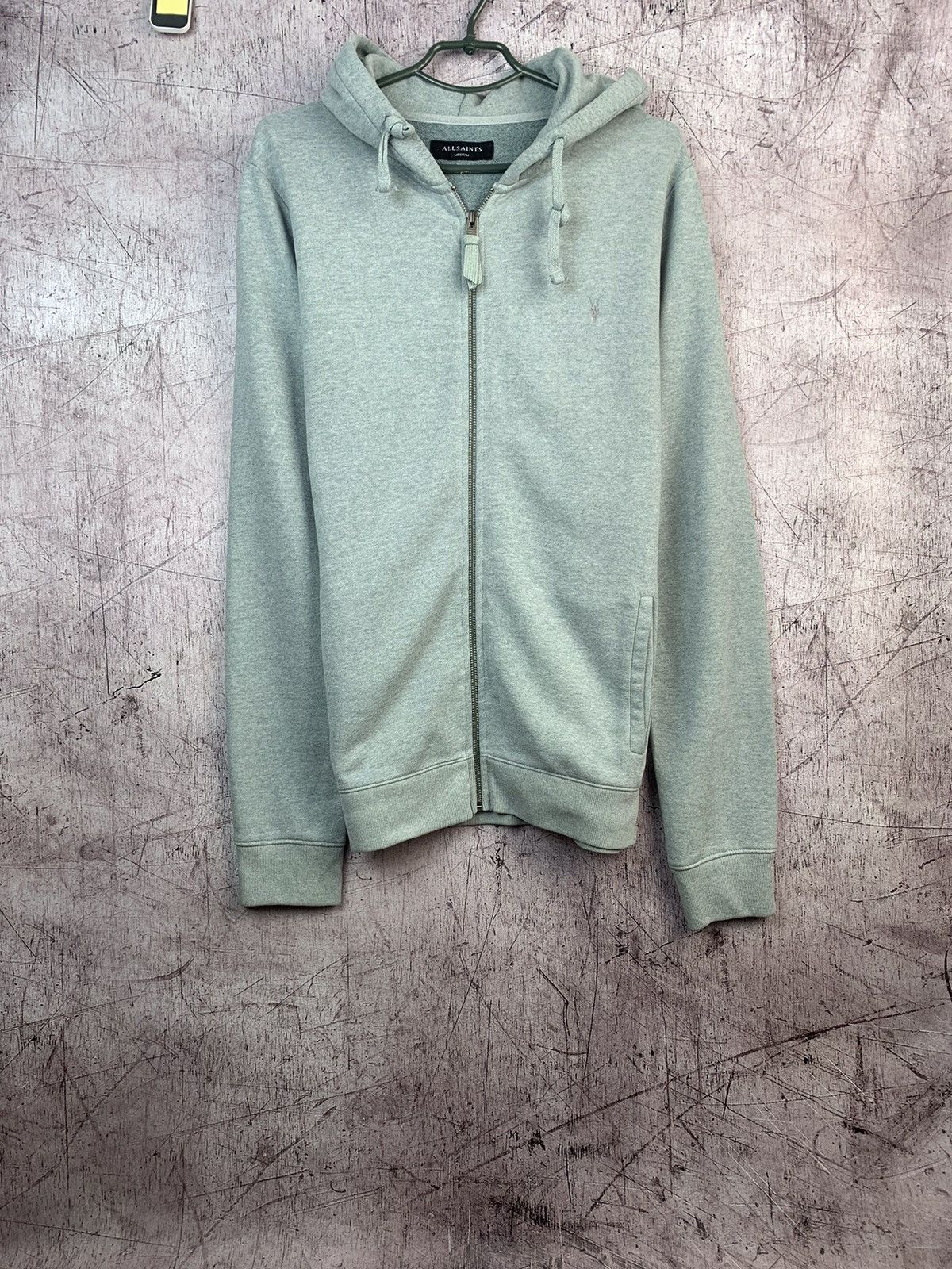 Allsaints Allsaints Vintage Raven Zip Hoodie Size US M / EU 48-50 / 2 - 1 Thumbnail