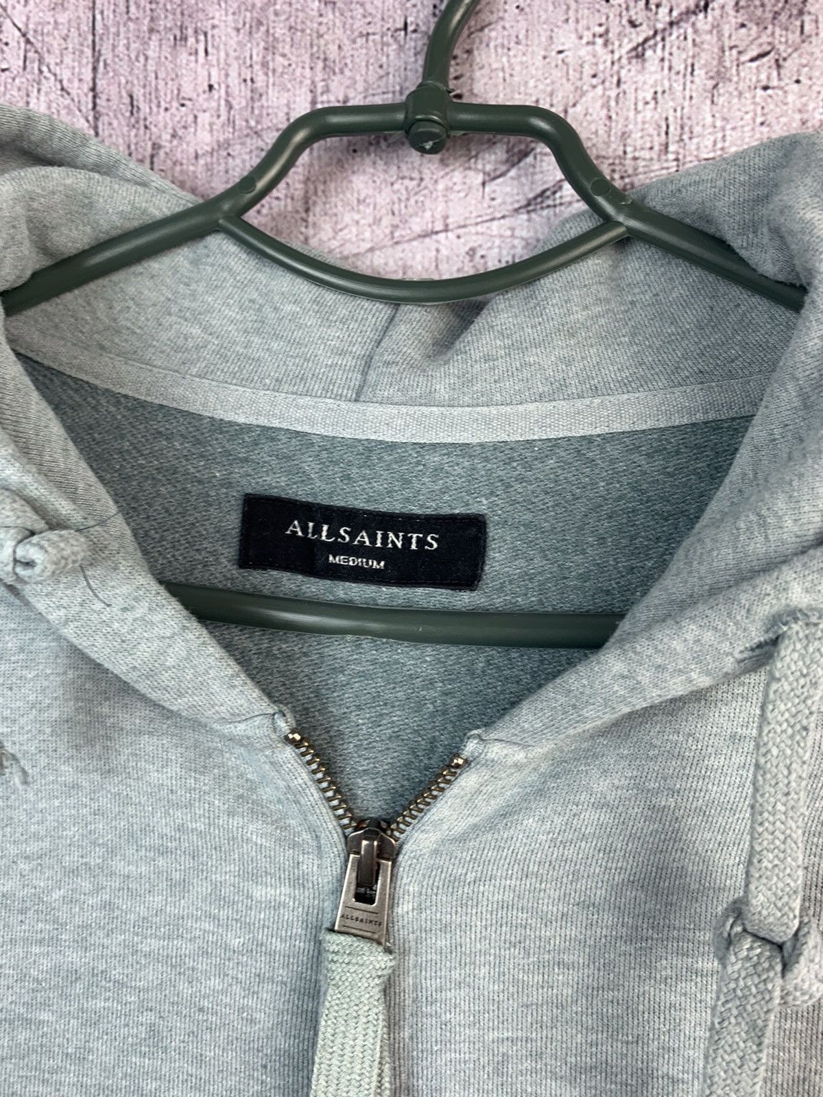 Allsaints Allsaints Vintage Raven Zip Hoodie Size US M / EU 48-50 / 2 - 5 Thumbnail