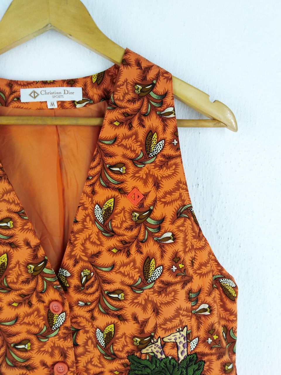 Christian Dior Monsieur RARE DESIGN CHRISTIAN DIOR FLORAL PRINT VEST Size US M / EU 48-50 / 2 - 7 Thumbnail