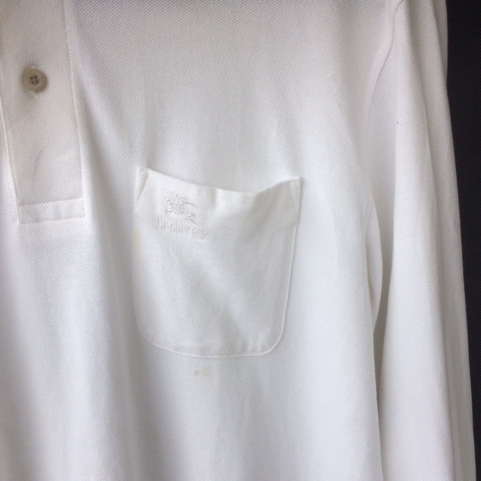 Burberry Burberrys Logo Single Pocket Collar Longsleeve Shirt Size US M / EU 48-50 / 2 - 3 Thumbnail